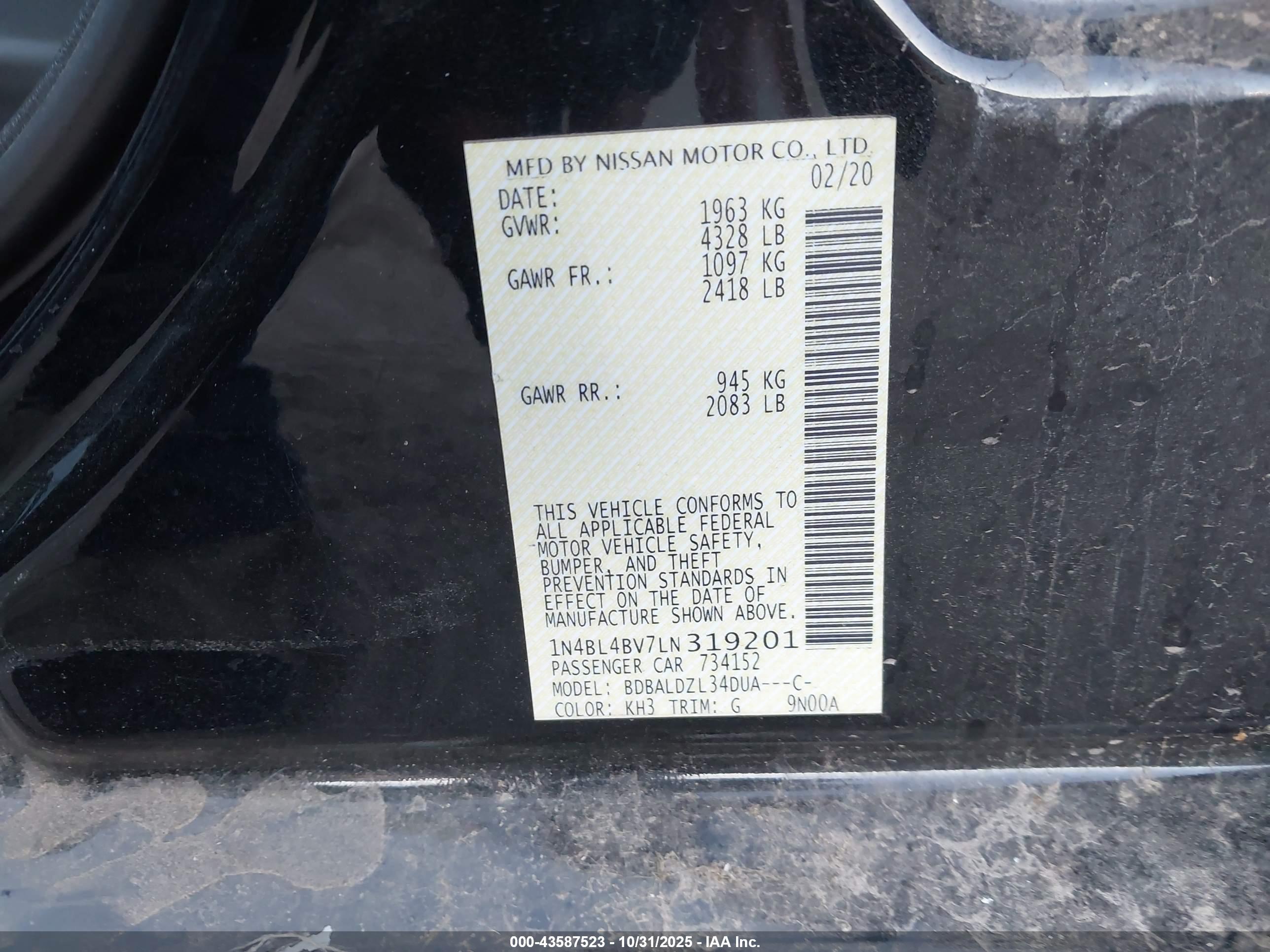 NISSAN ALTIMA image 9