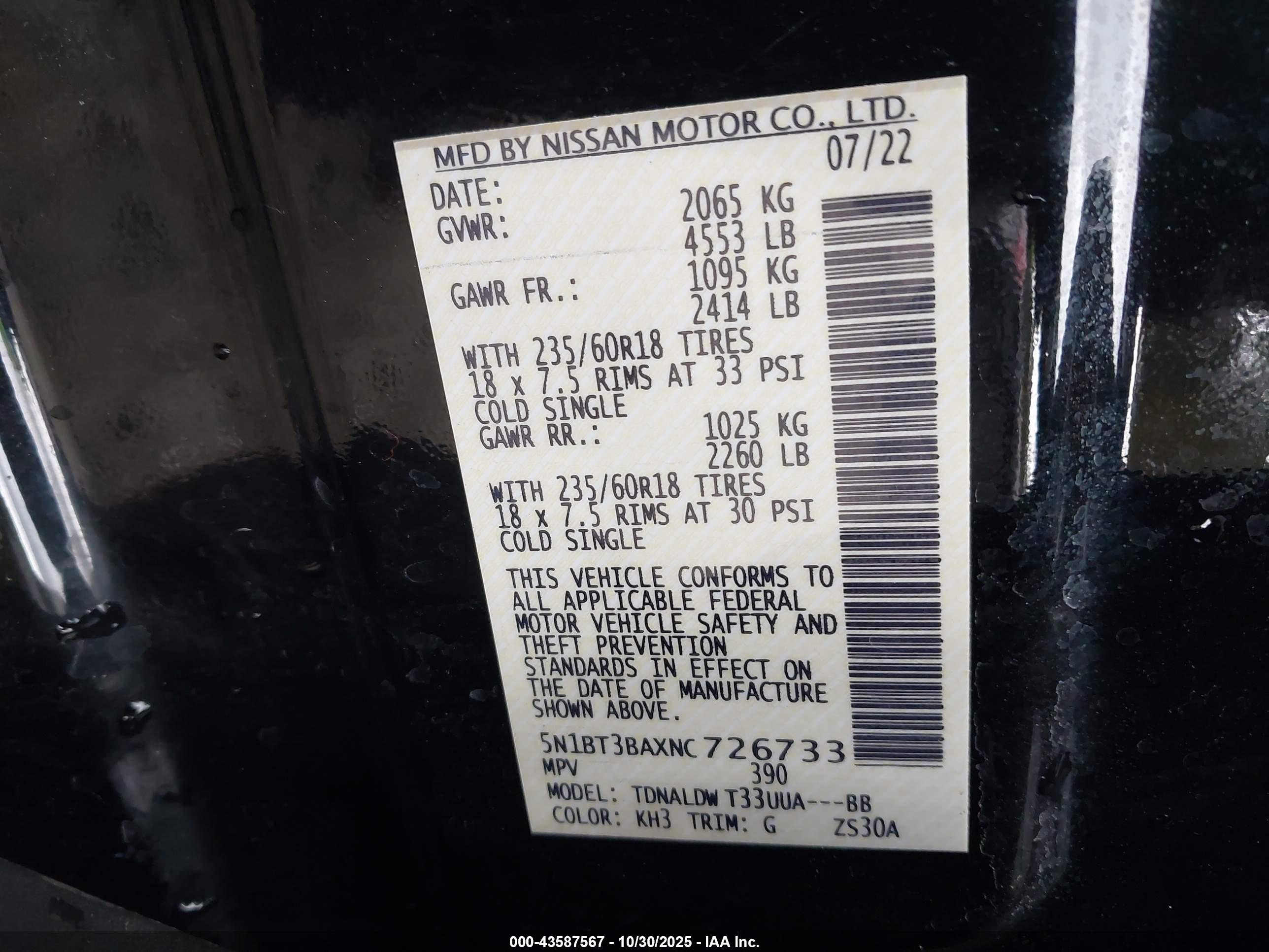 NISSAN ROGUE image 9