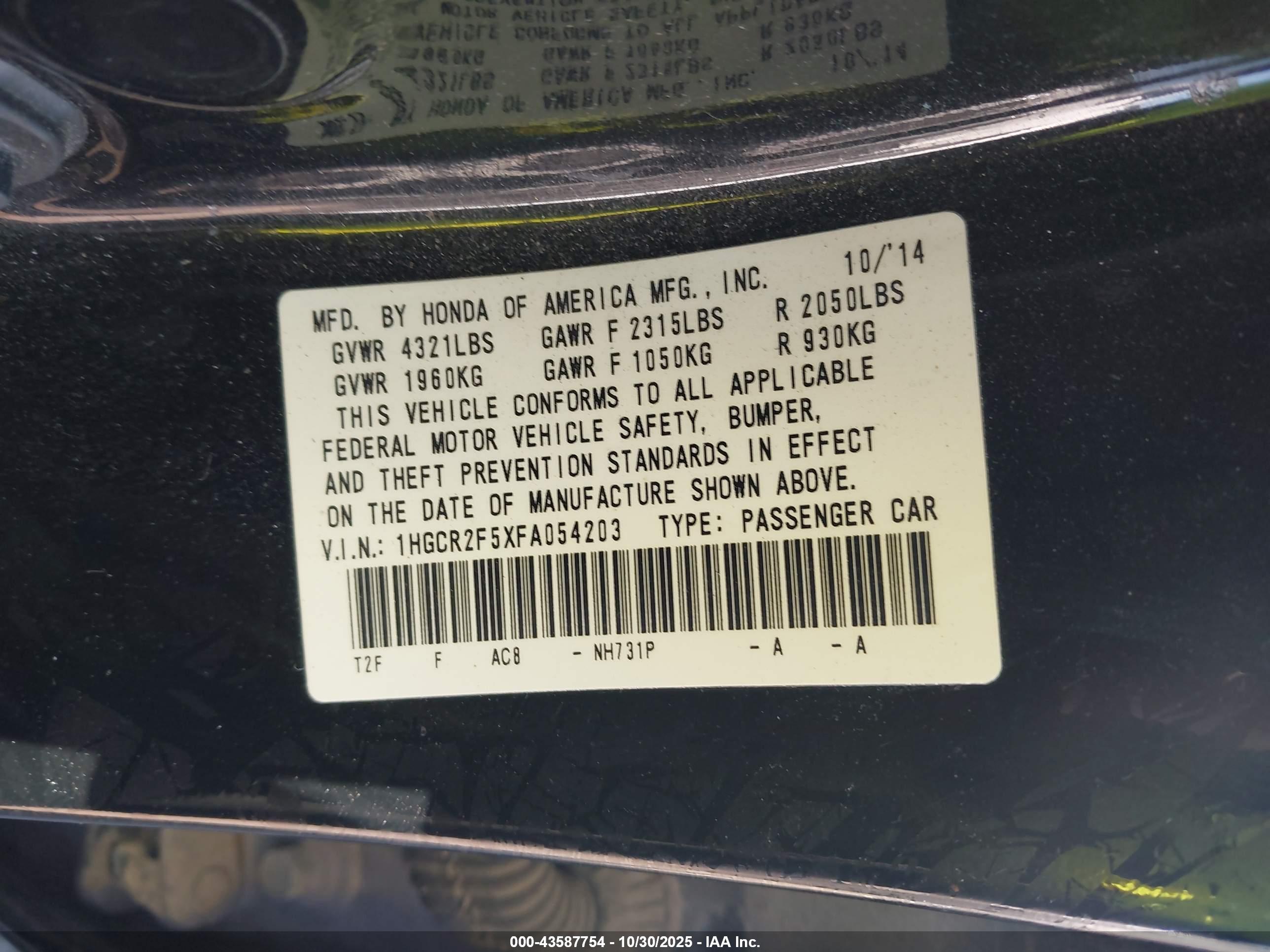 HONDA ACCORD image 9