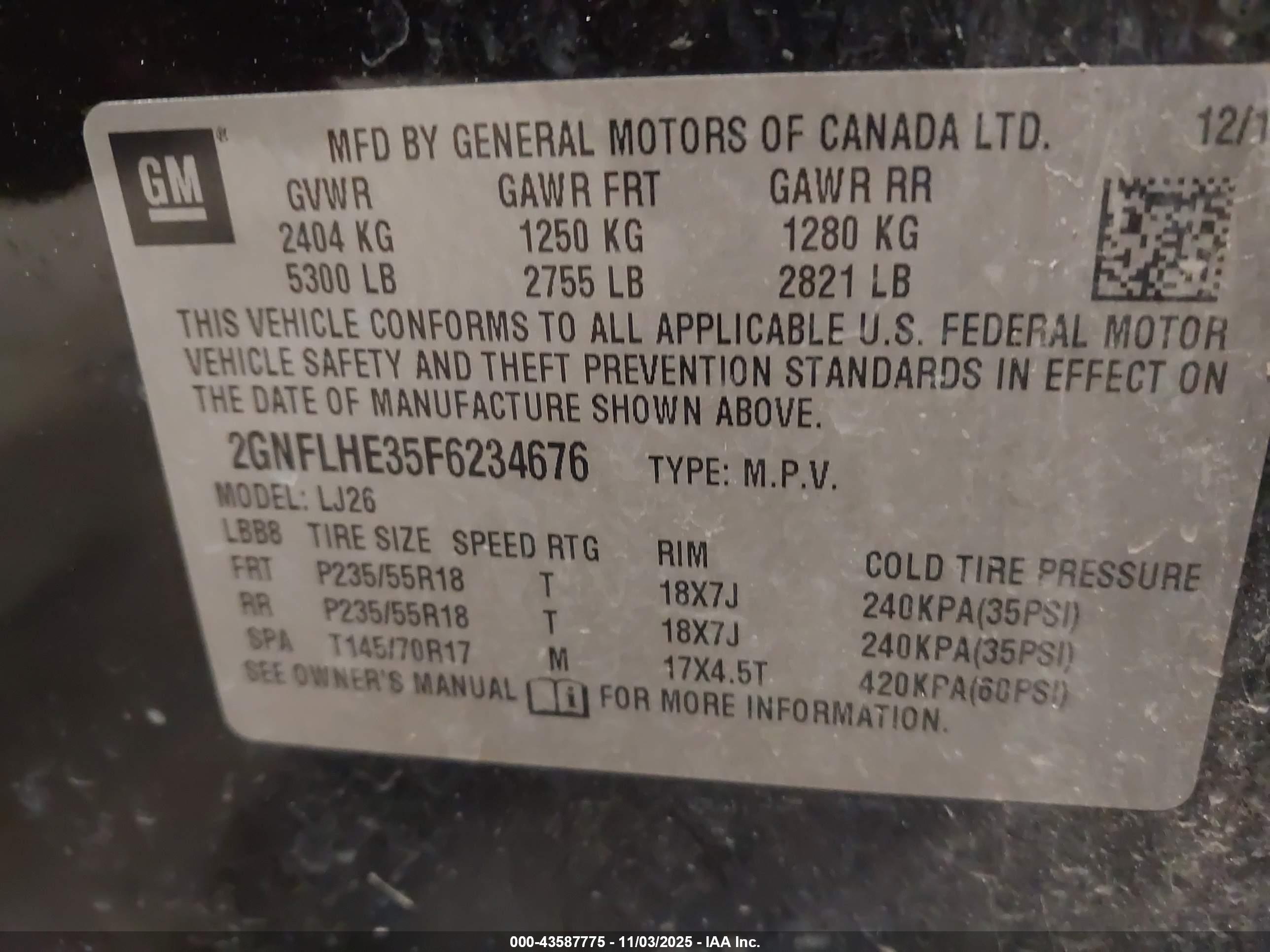 CHEVROLET EQUINOX image 9