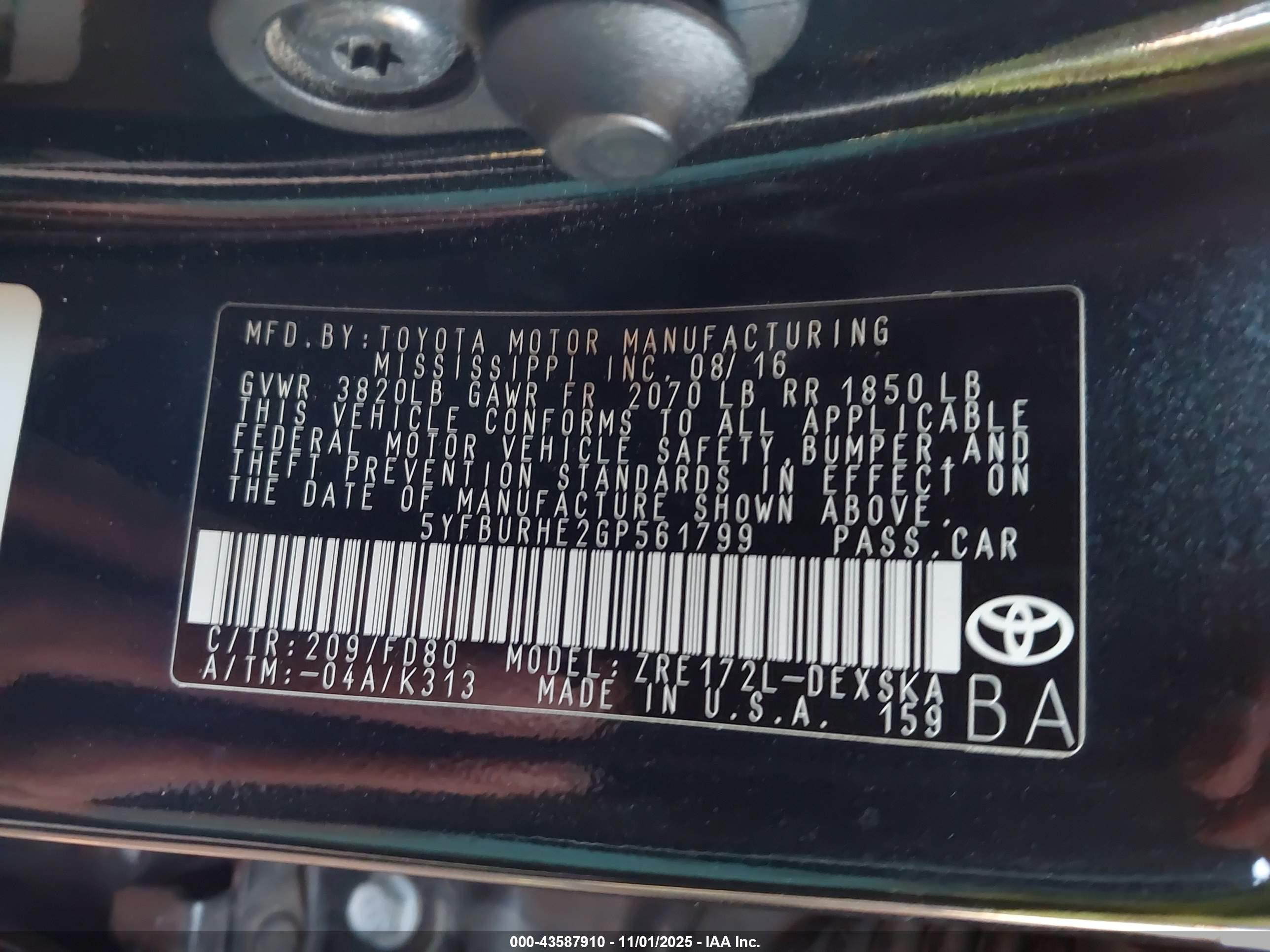 TOYOTA COROLLA image 9