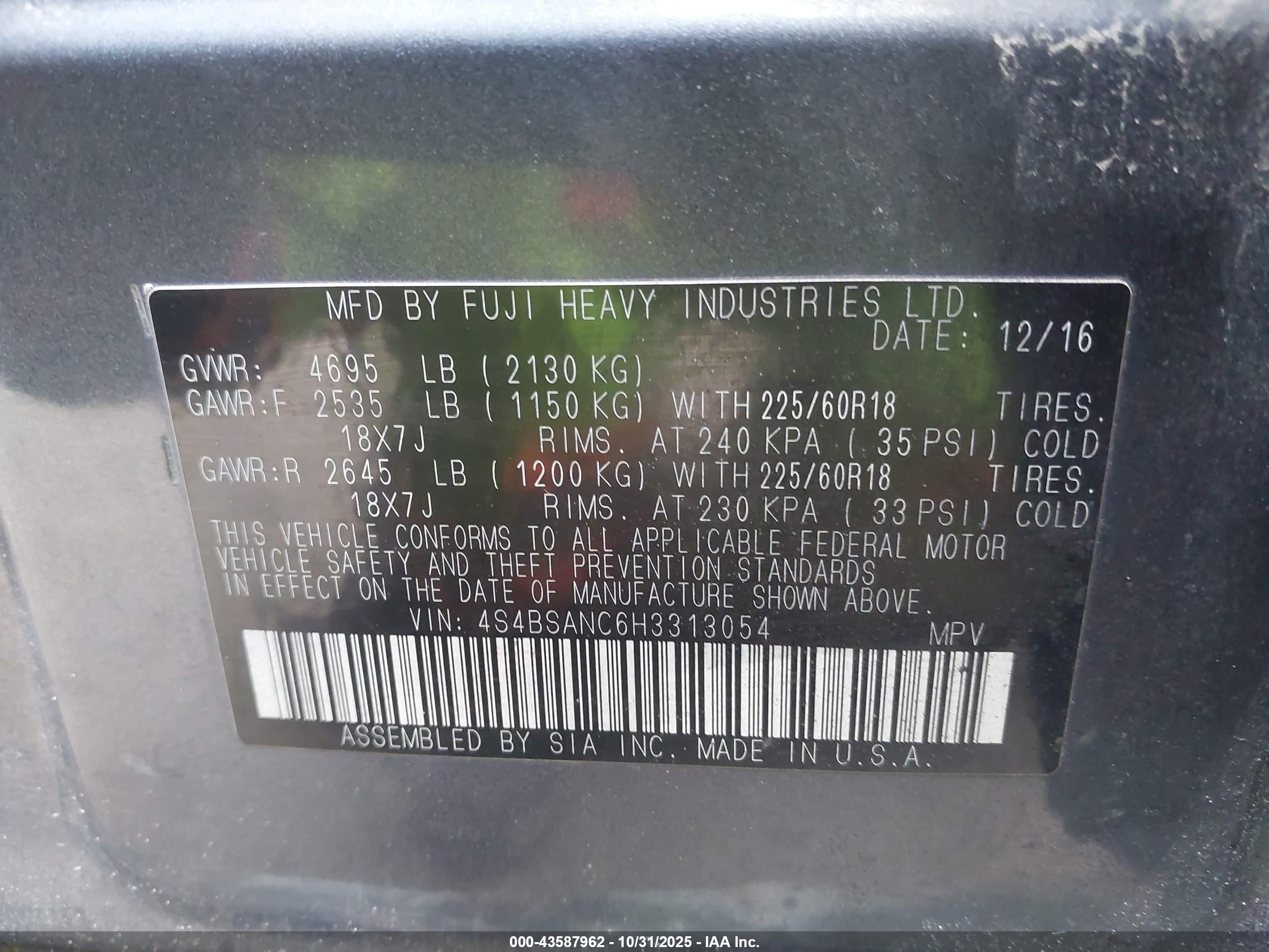 SUBARU OUTBACK image 9