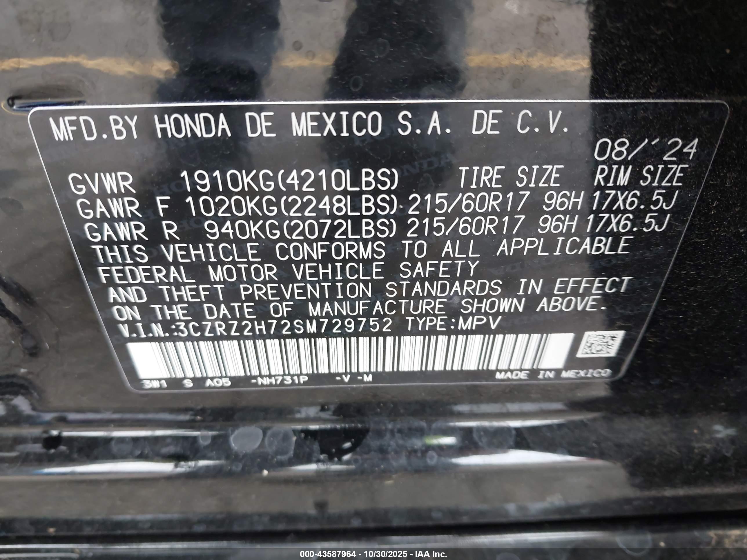 HONDA HR-V image 9