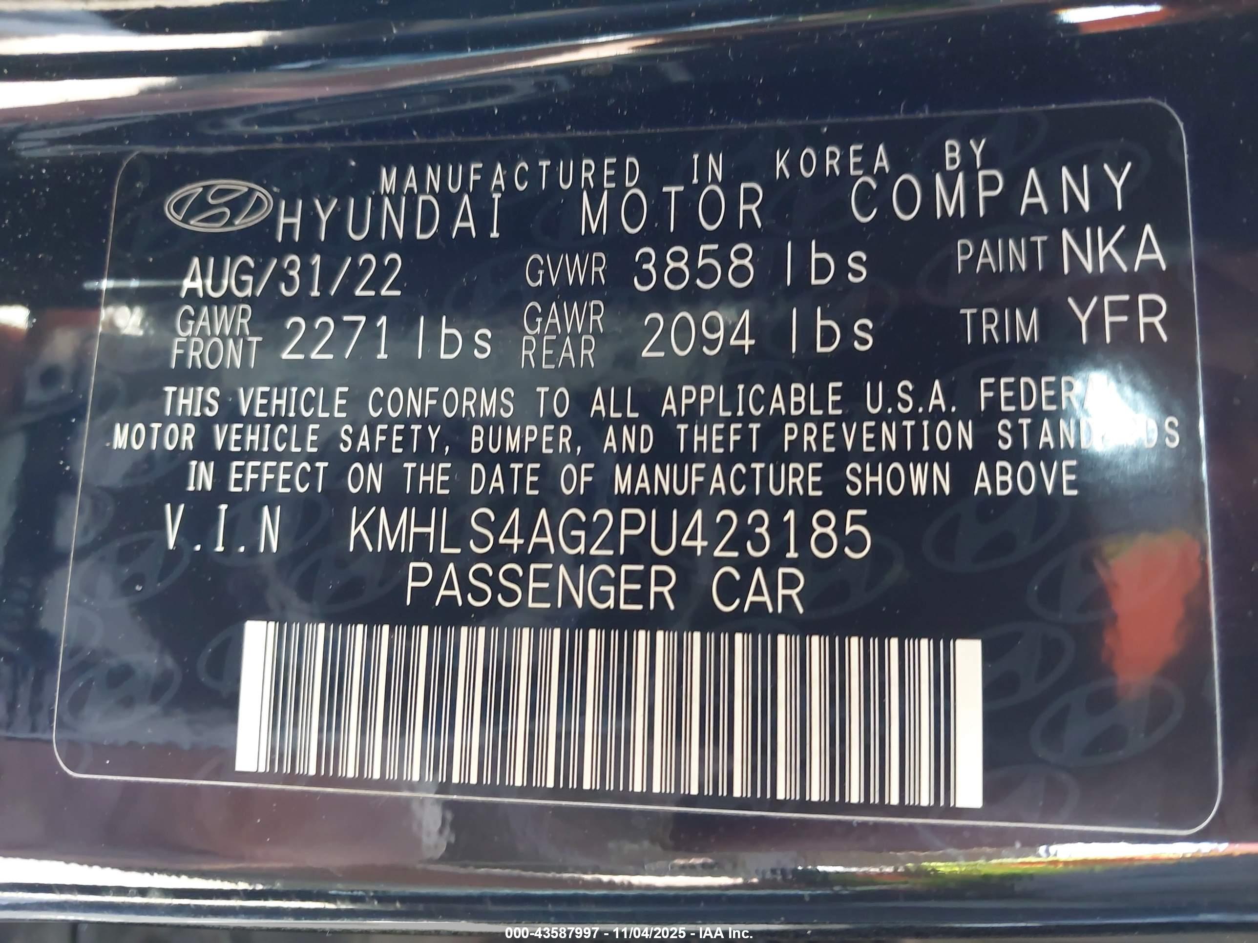 HYUNDAI ELANTRA image 9