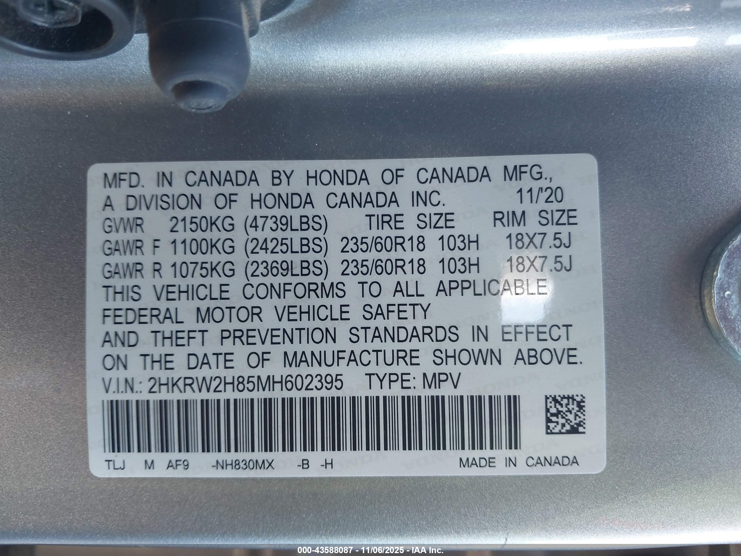 HONDA CR-V image 9