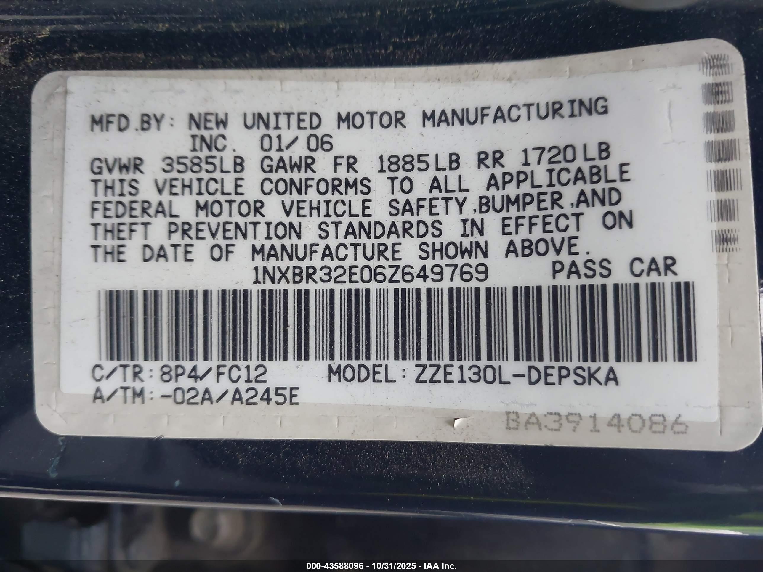 TOYOTA COROLLA image 9