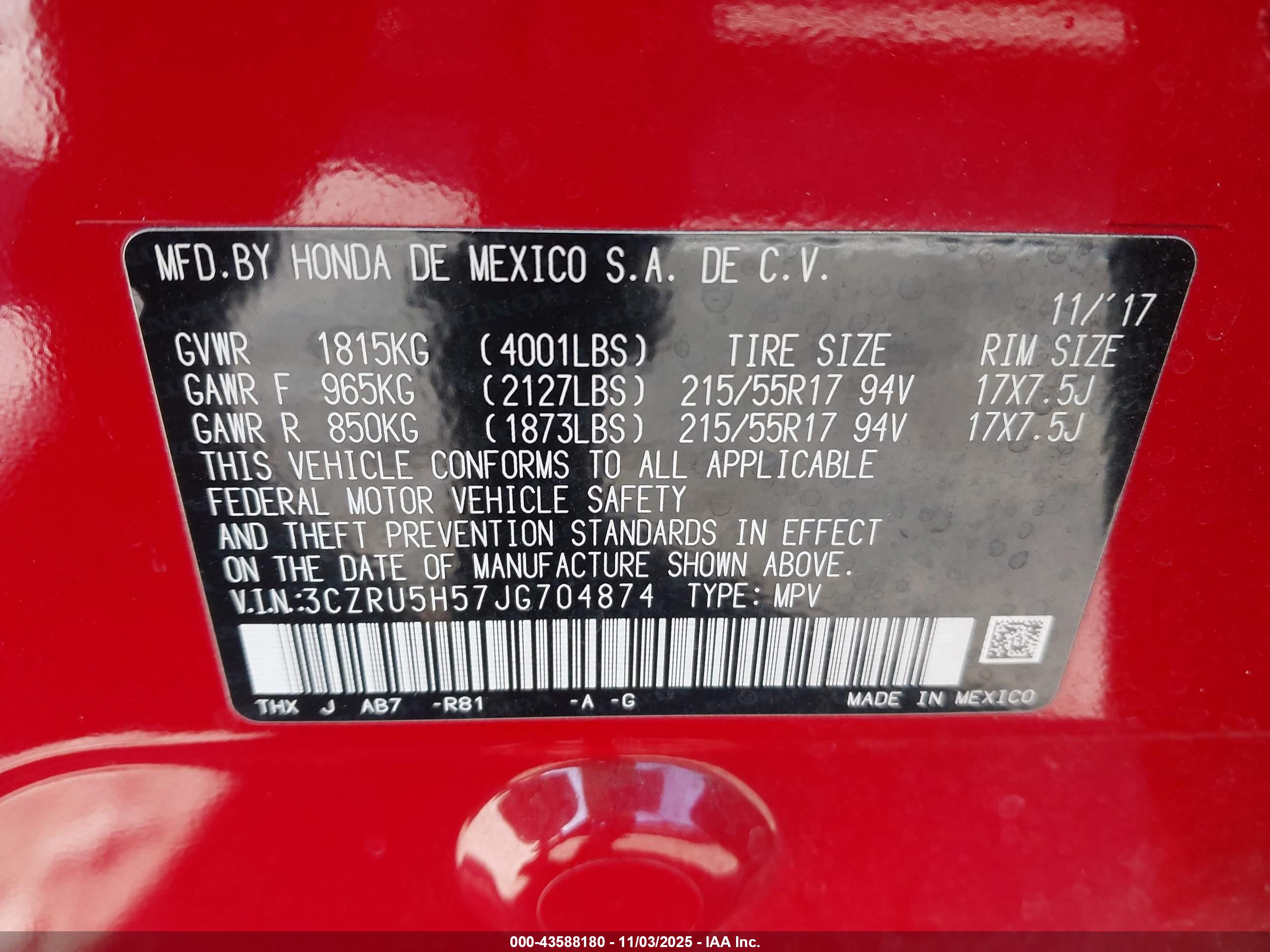 HONDA HR-V image 9