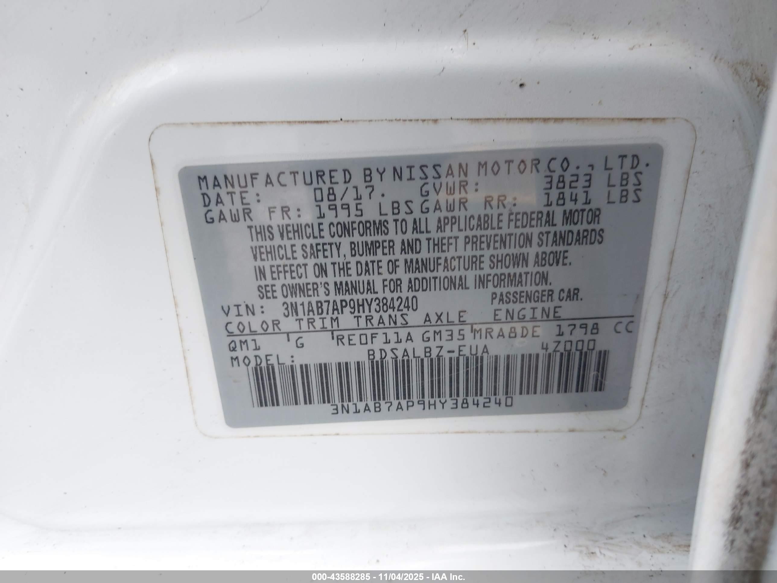 NISSAN SENTRA image 9