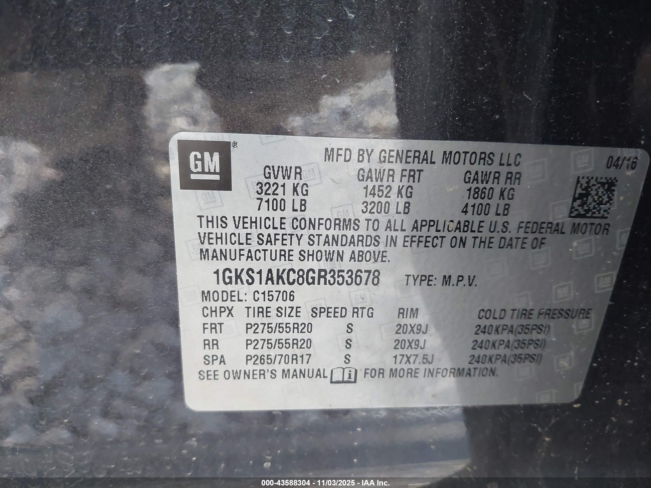 GMC YUKON image 9
