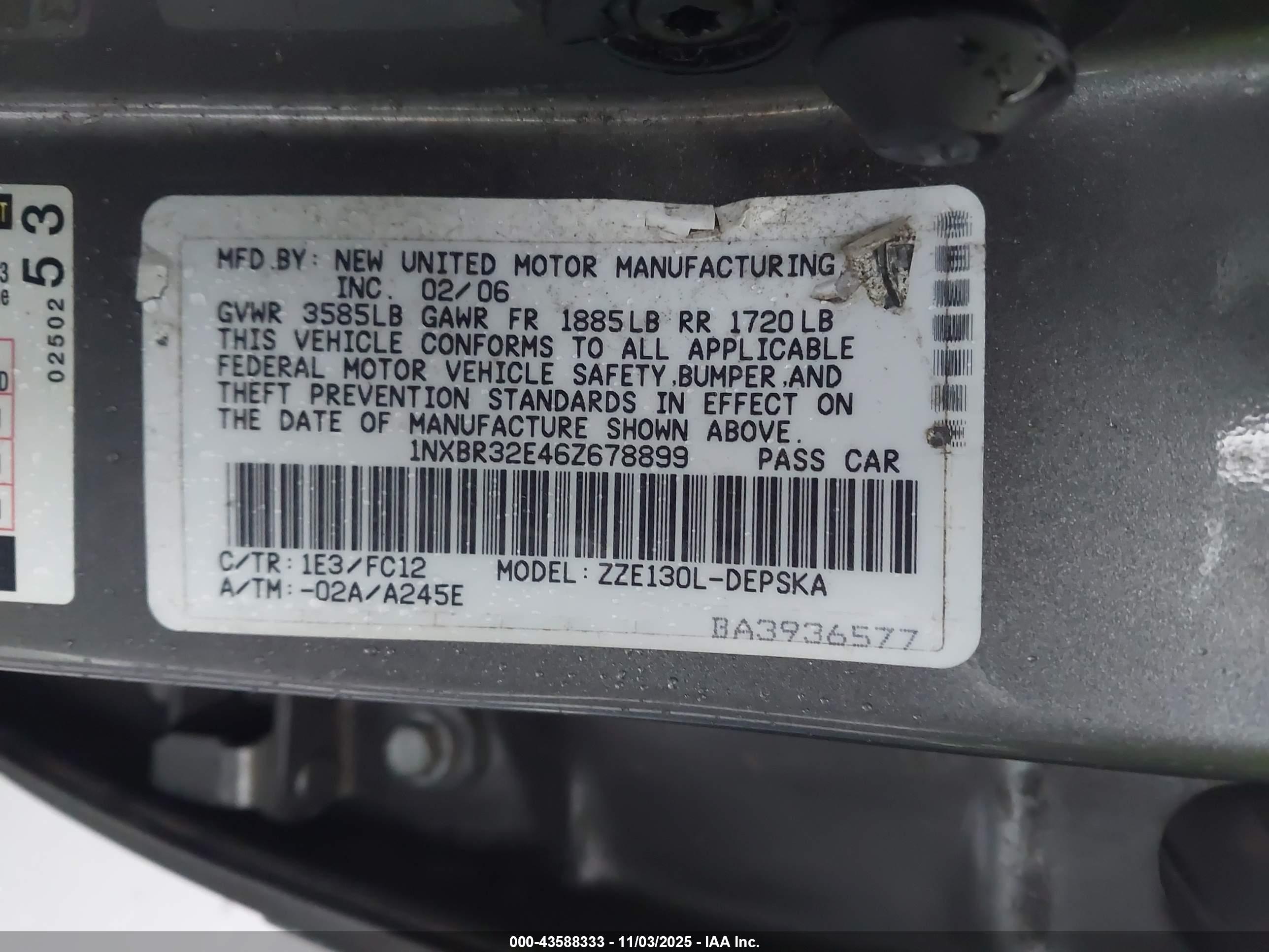 TOYOTA COROLLA image 9