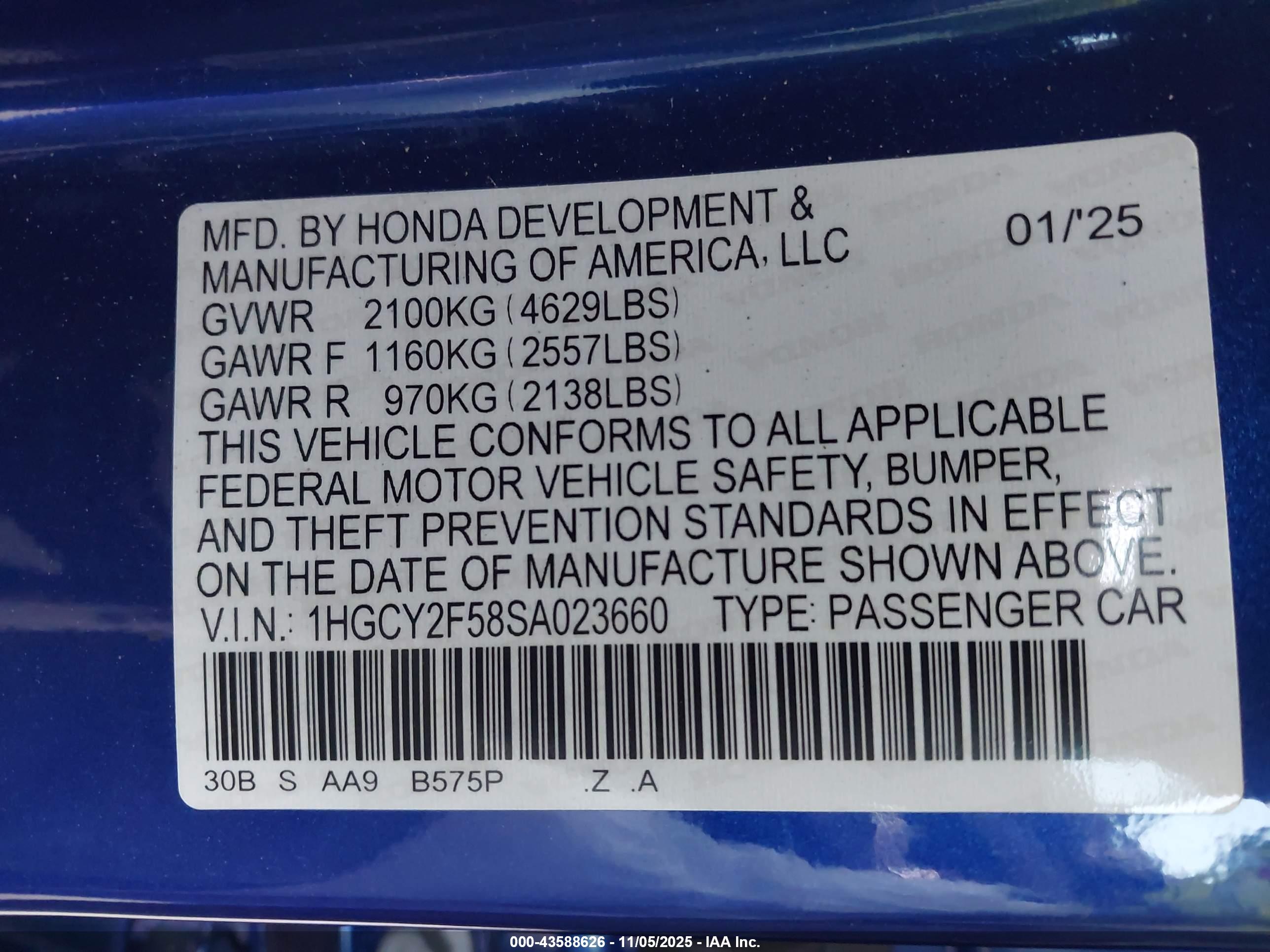 HONDA ACCORD image 9
