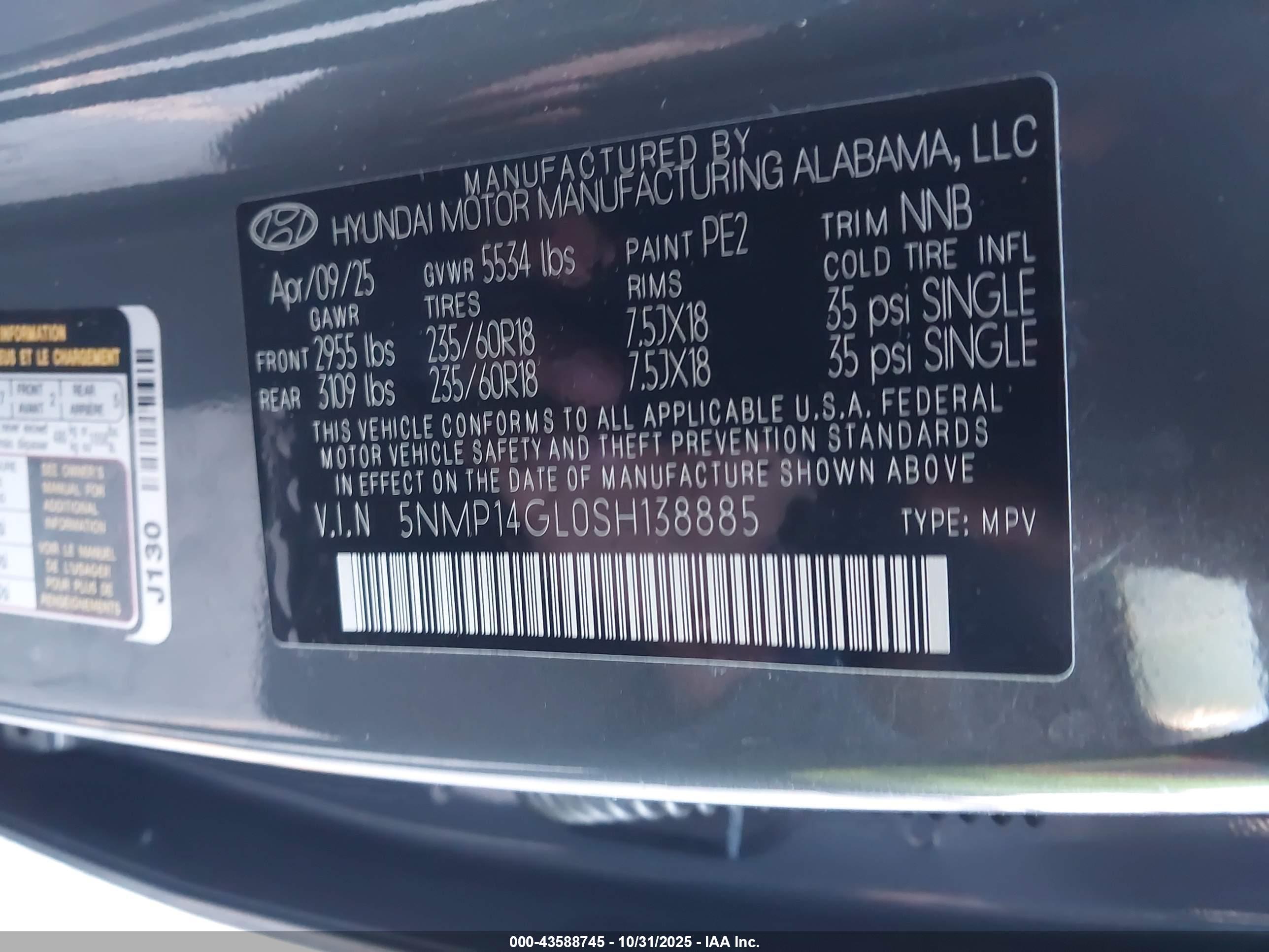 HYUNDAI SANTA image 9