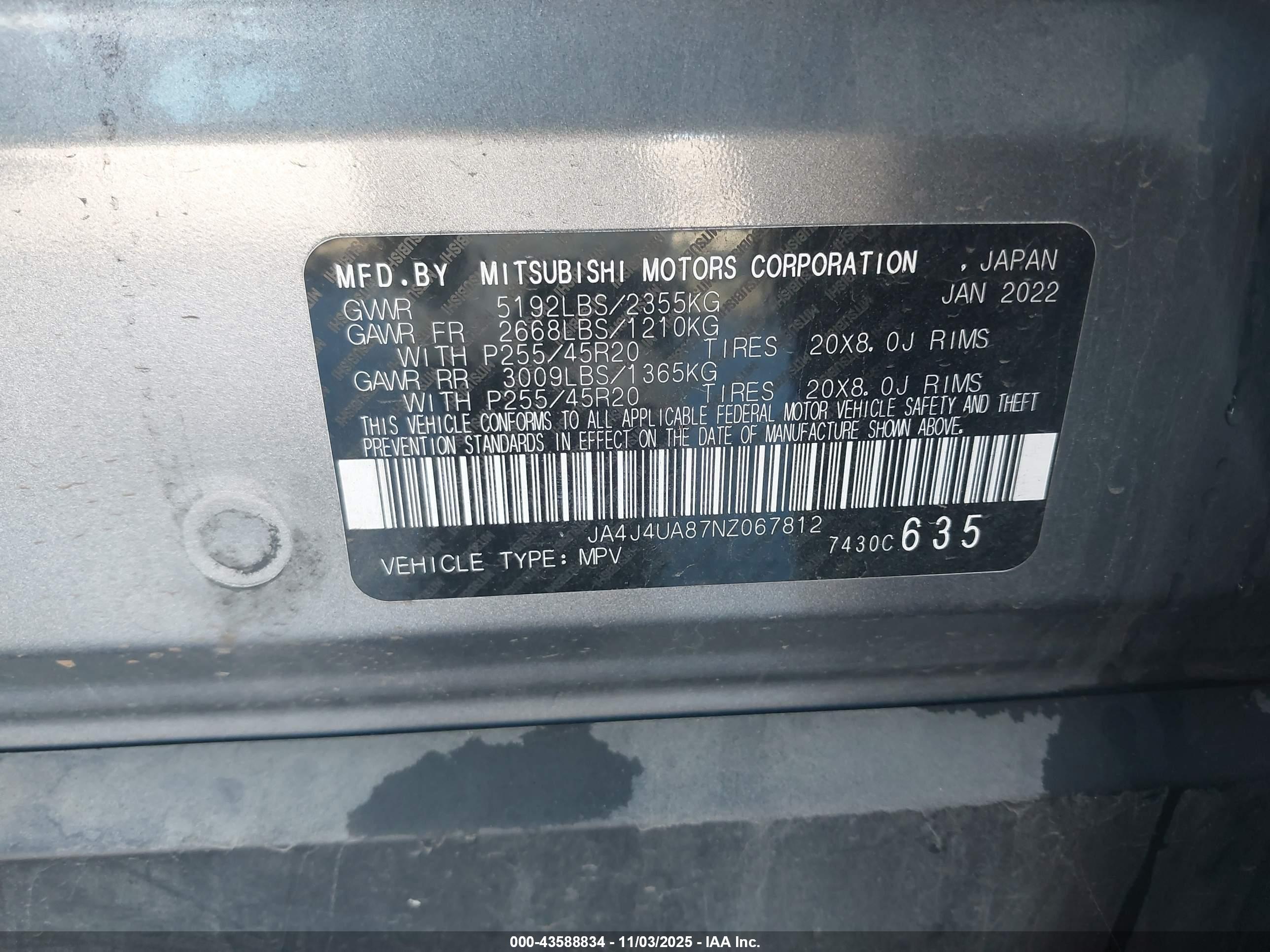 MITSUBISHI OUTLANDER image 9