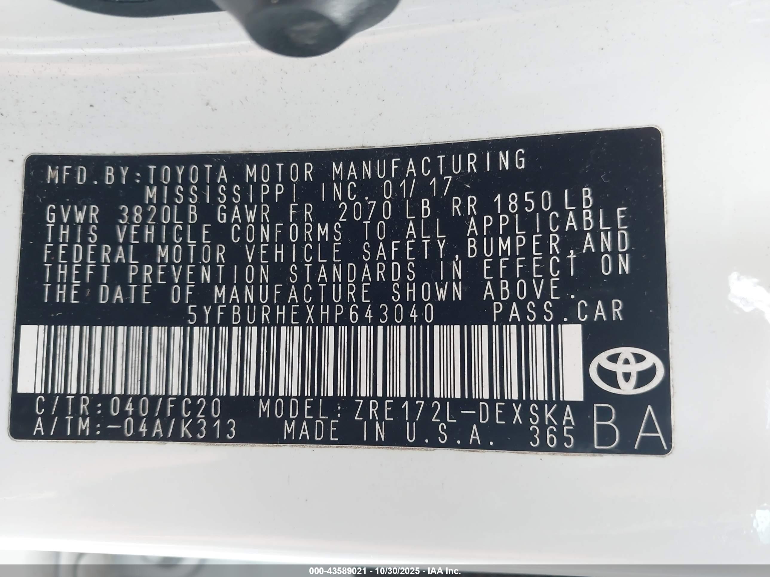 TOYOTA COROLLA image 9