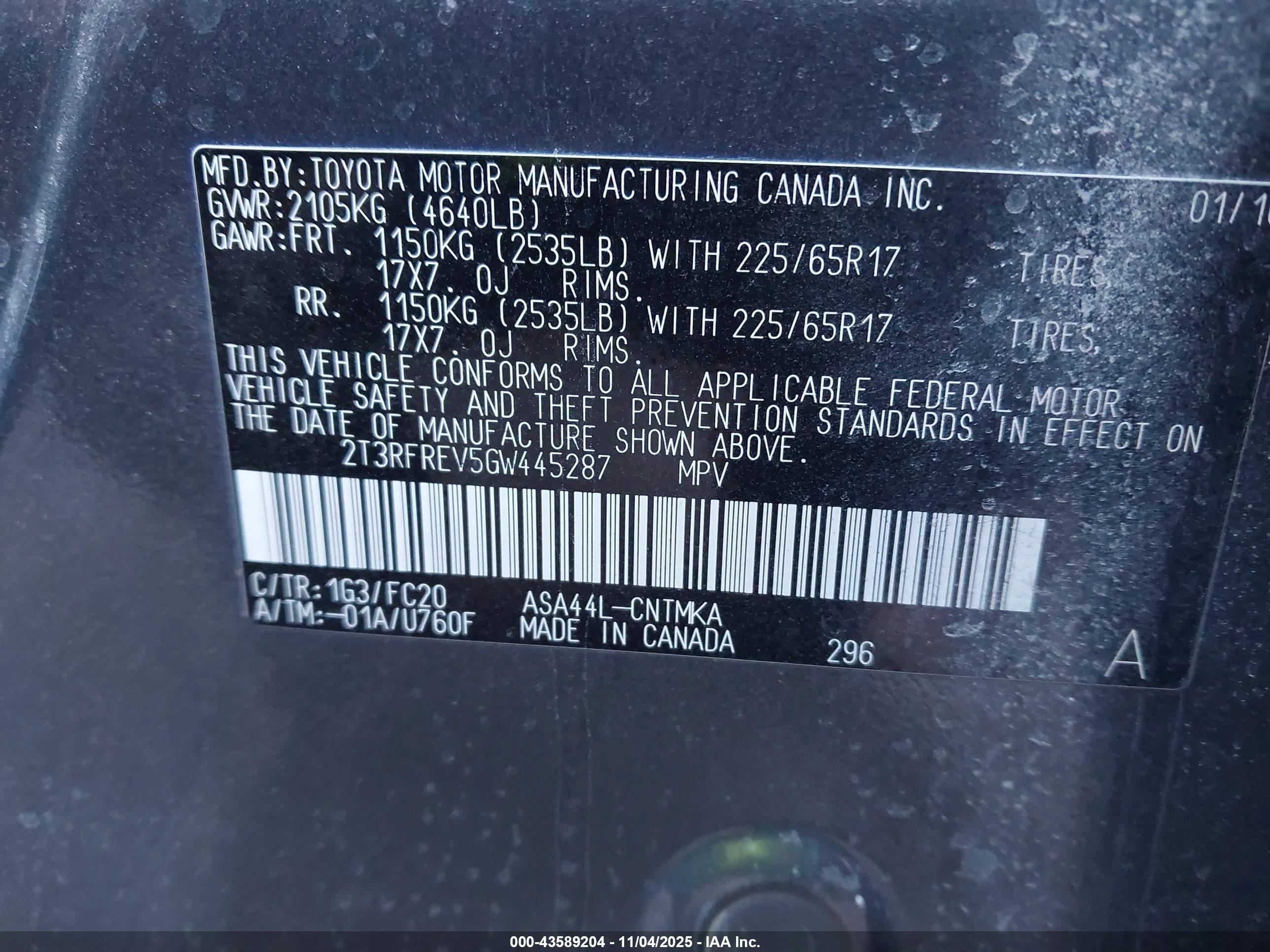 TOYOTA RAV4 image 9
