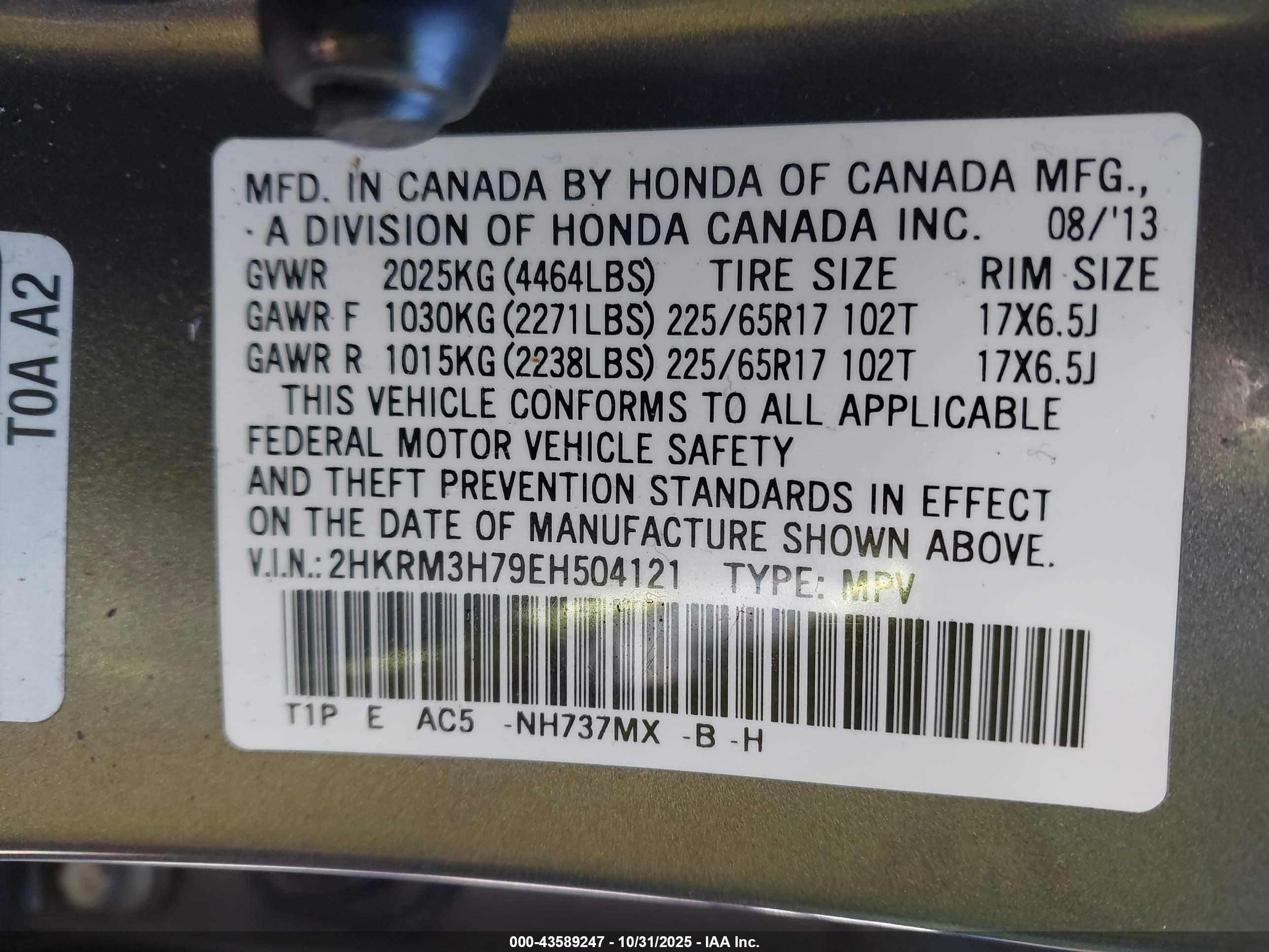 HONDA CR-V image 9