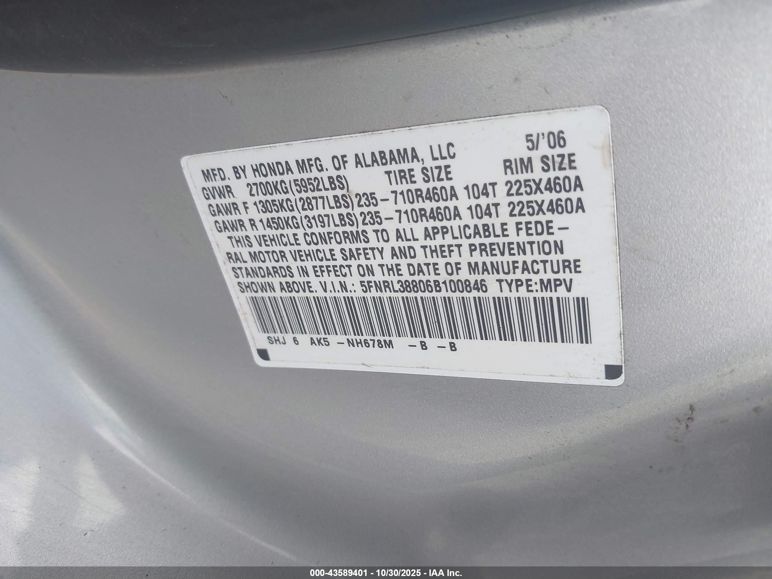 HONDA ODYSSEY image 9