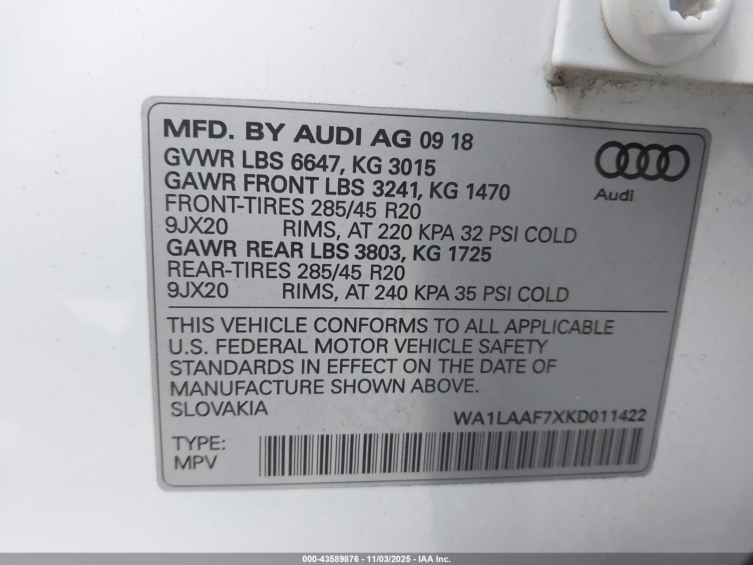 AUDI Q7 image 9