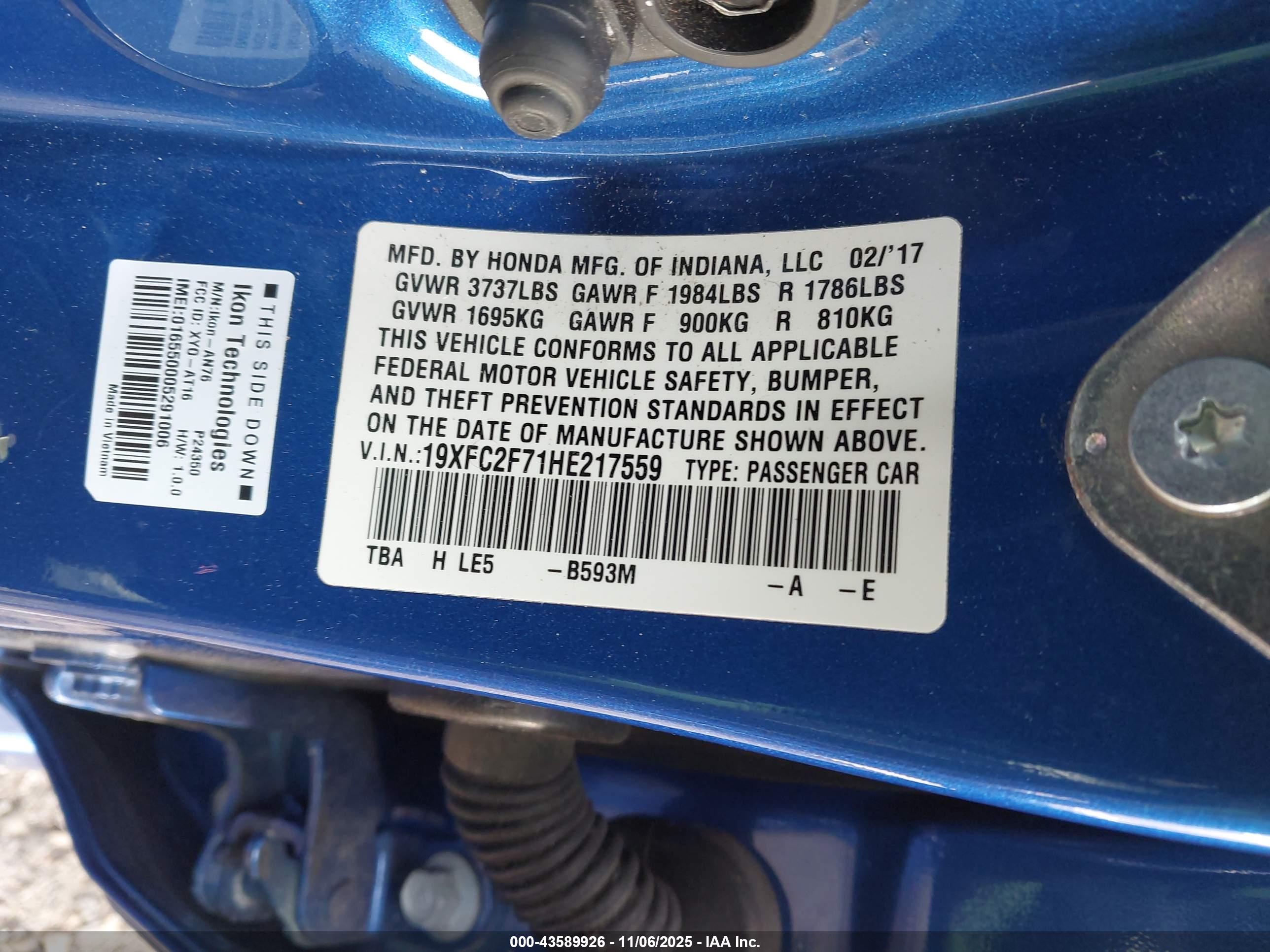 HONDA CIVIC image 9