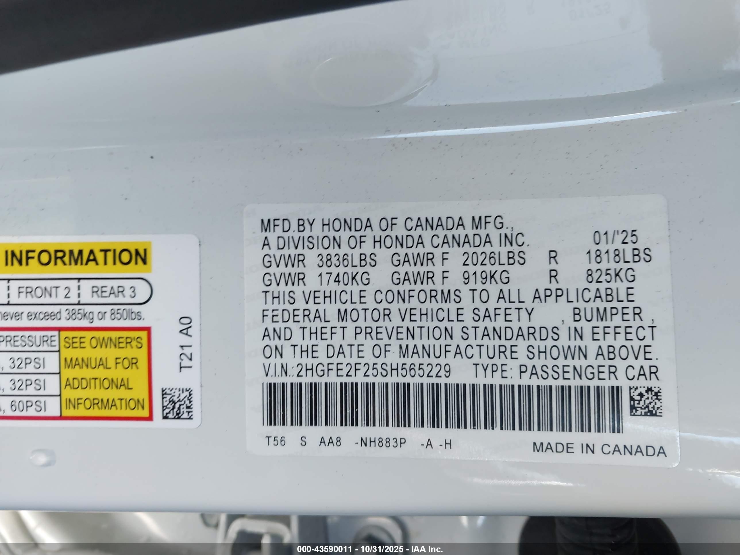 HONDA CIVIC image 9