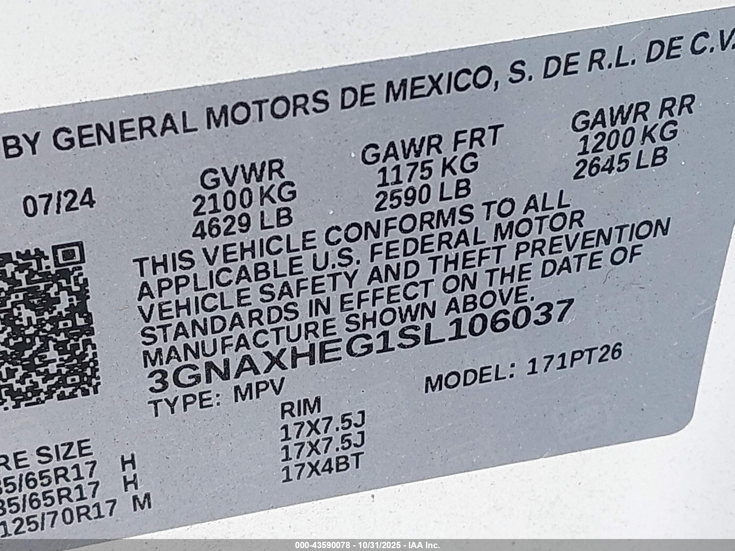 CHEVROLET EQUINOX image 9