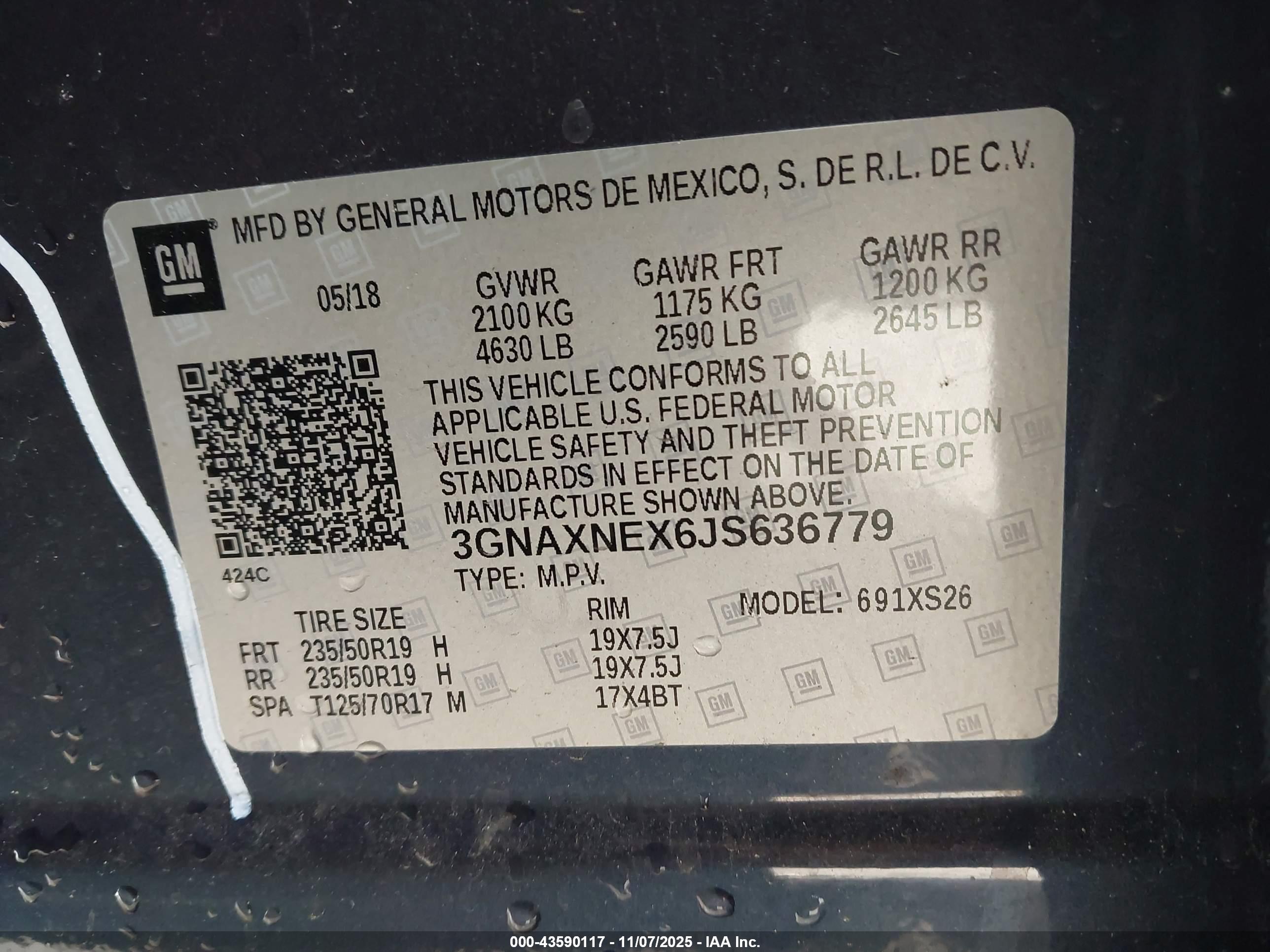 CHEVROLET EQUINOX image 9
