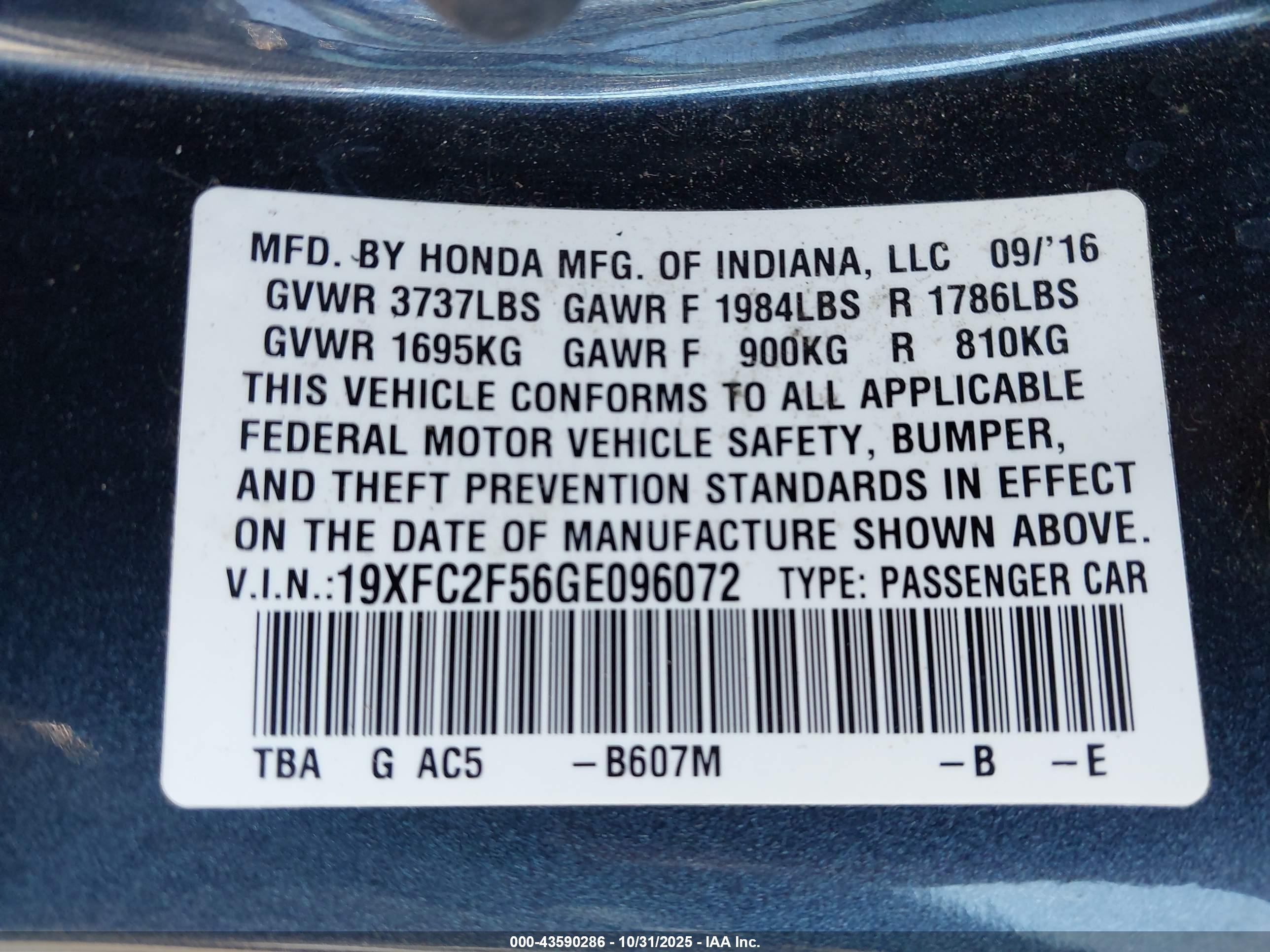 HONDA CIVIC image 9