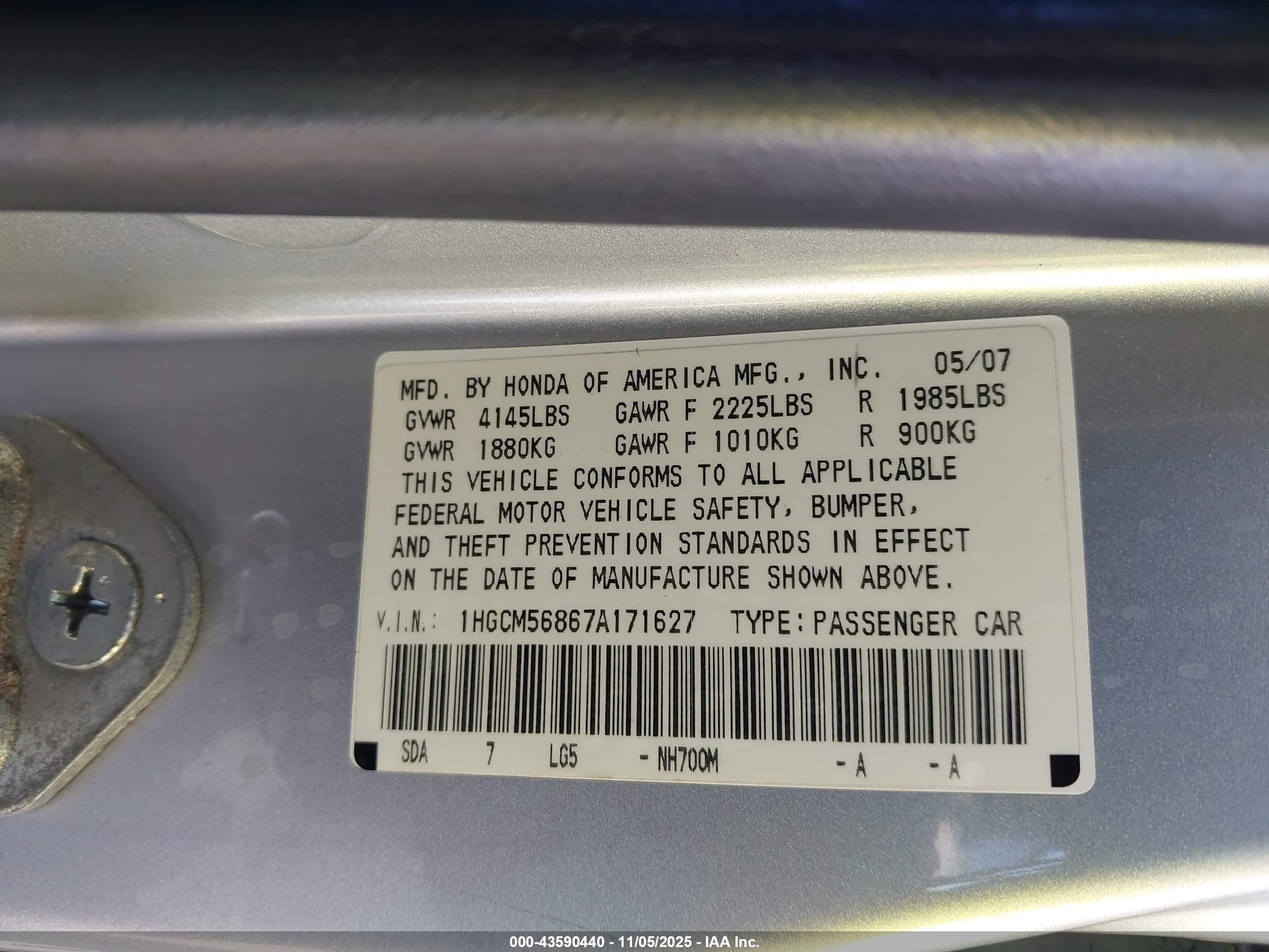 HONDA ACCORD image 9