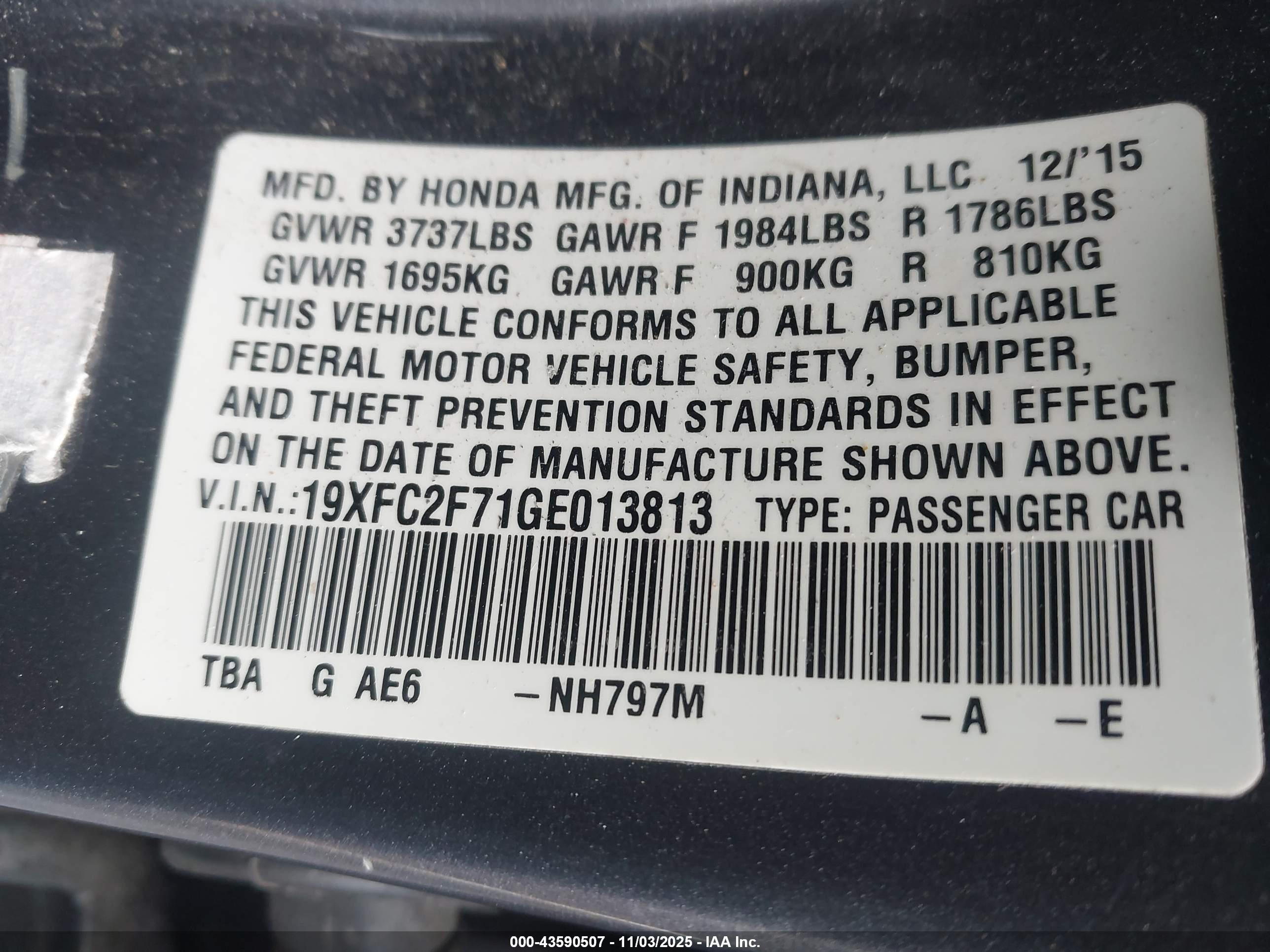 HONDA CIVIC image 9