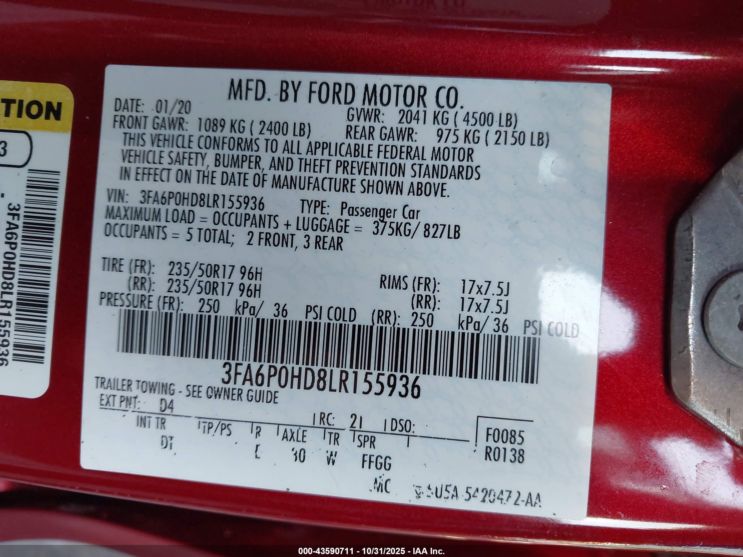 FORD FUSION image 9
