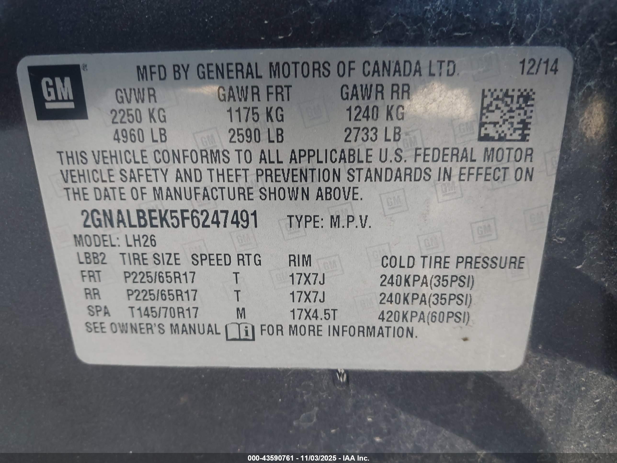 CHEVROLET EQUINOX image 9