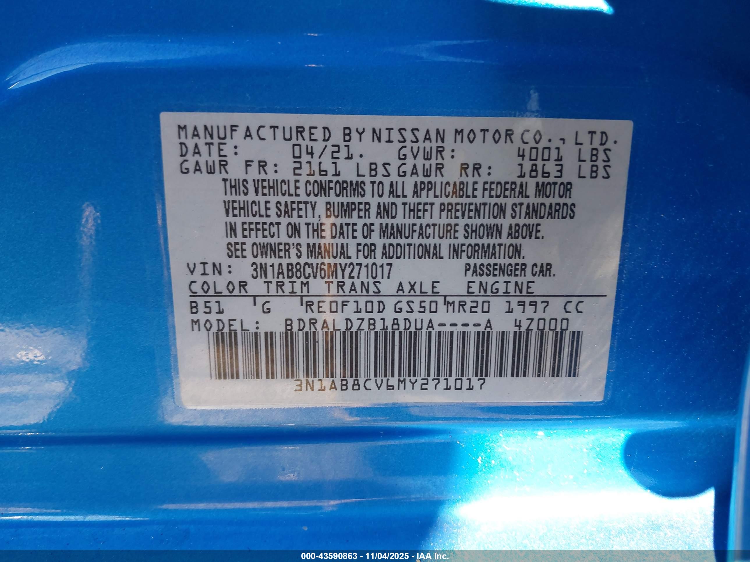NISSAN SENTRA image 9
