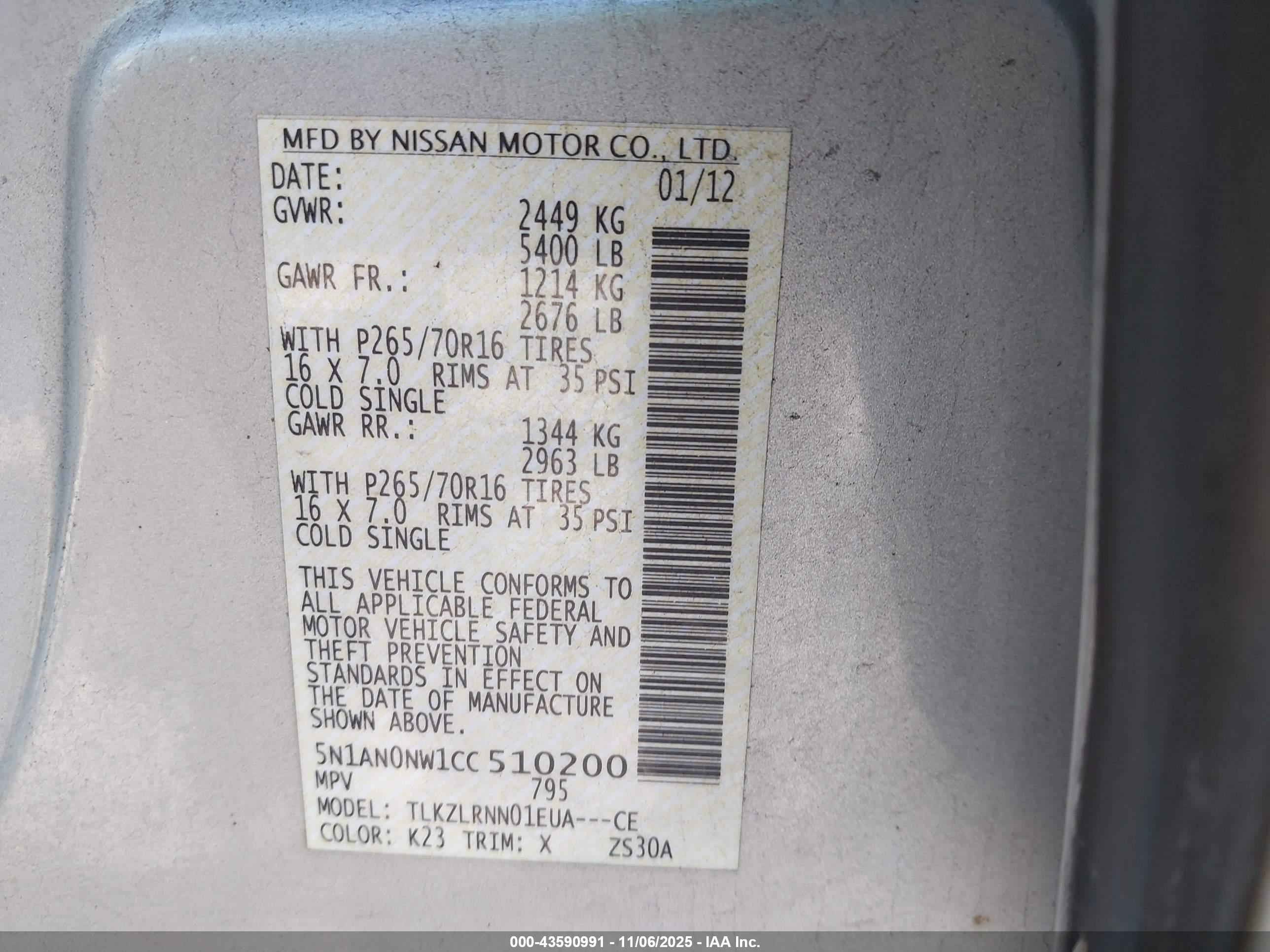 NISSAN XTERRA image 9