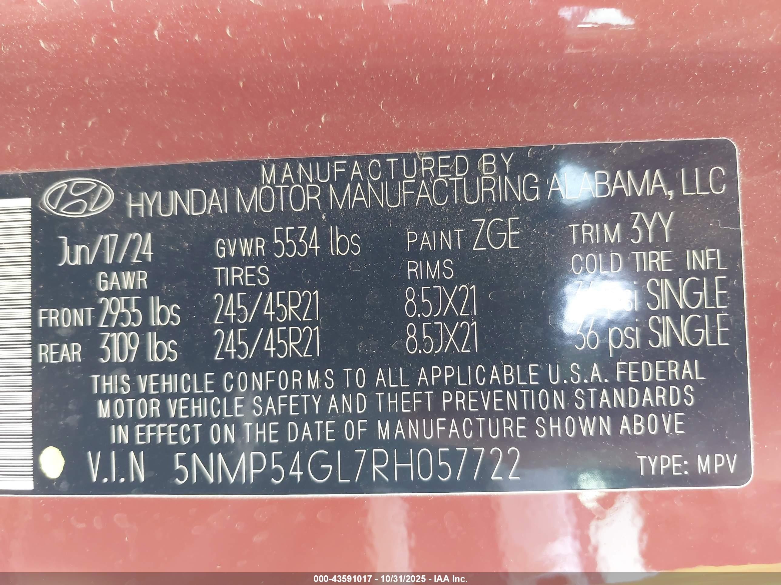 HYUNDAI SANTA image 9