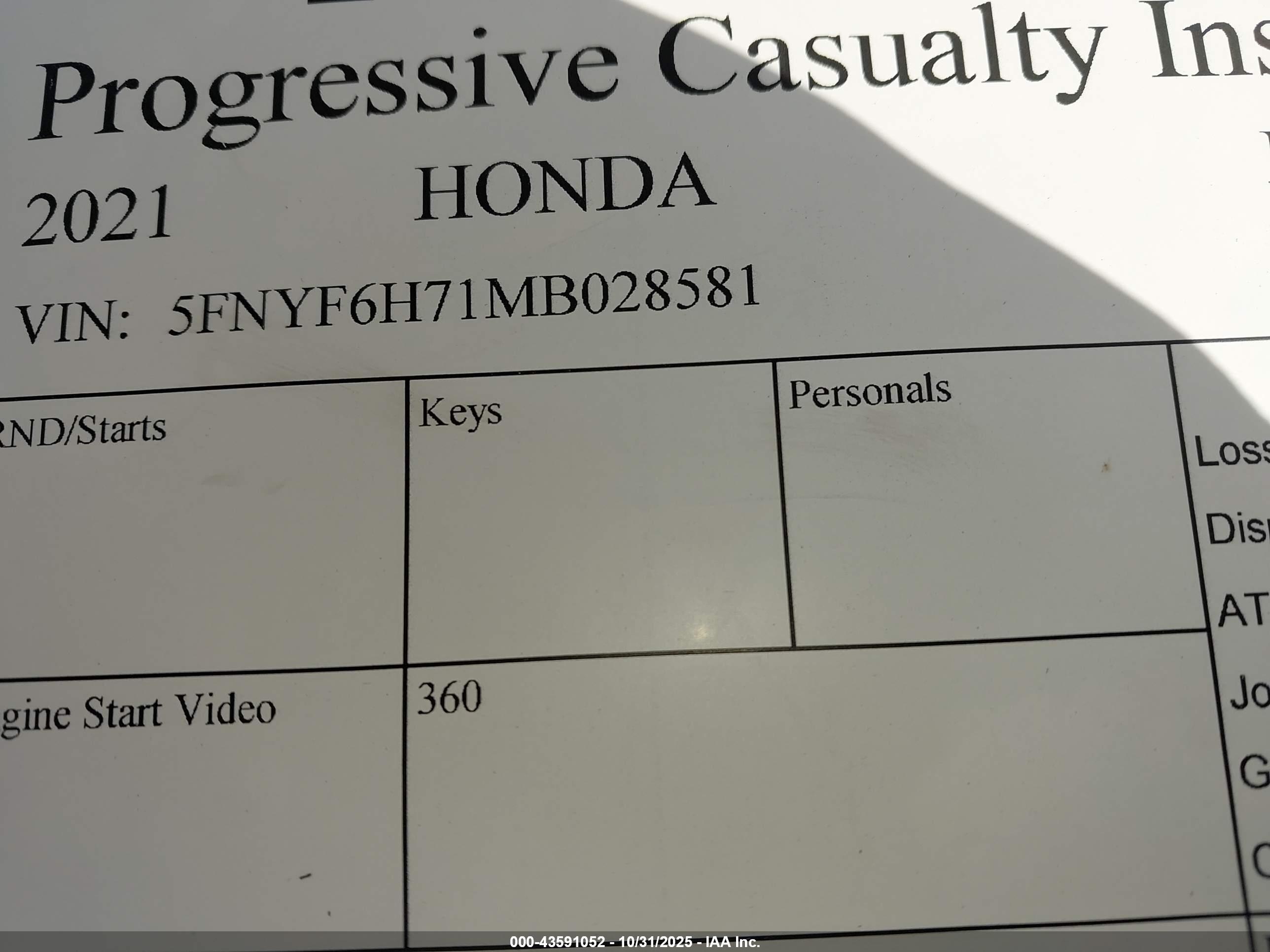 HONDA PILOT image 9