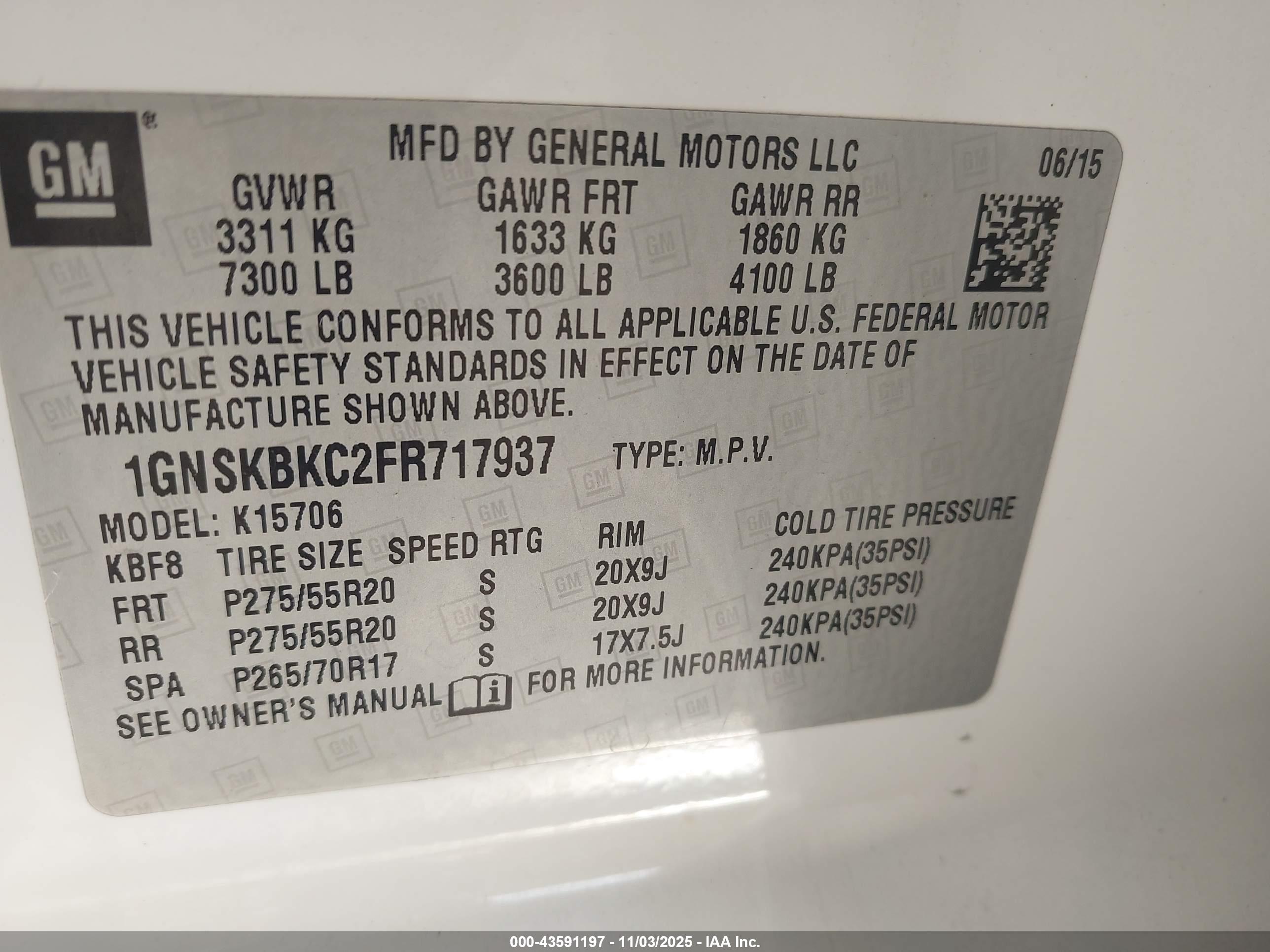 CHEVROLET TAHOE image 9
