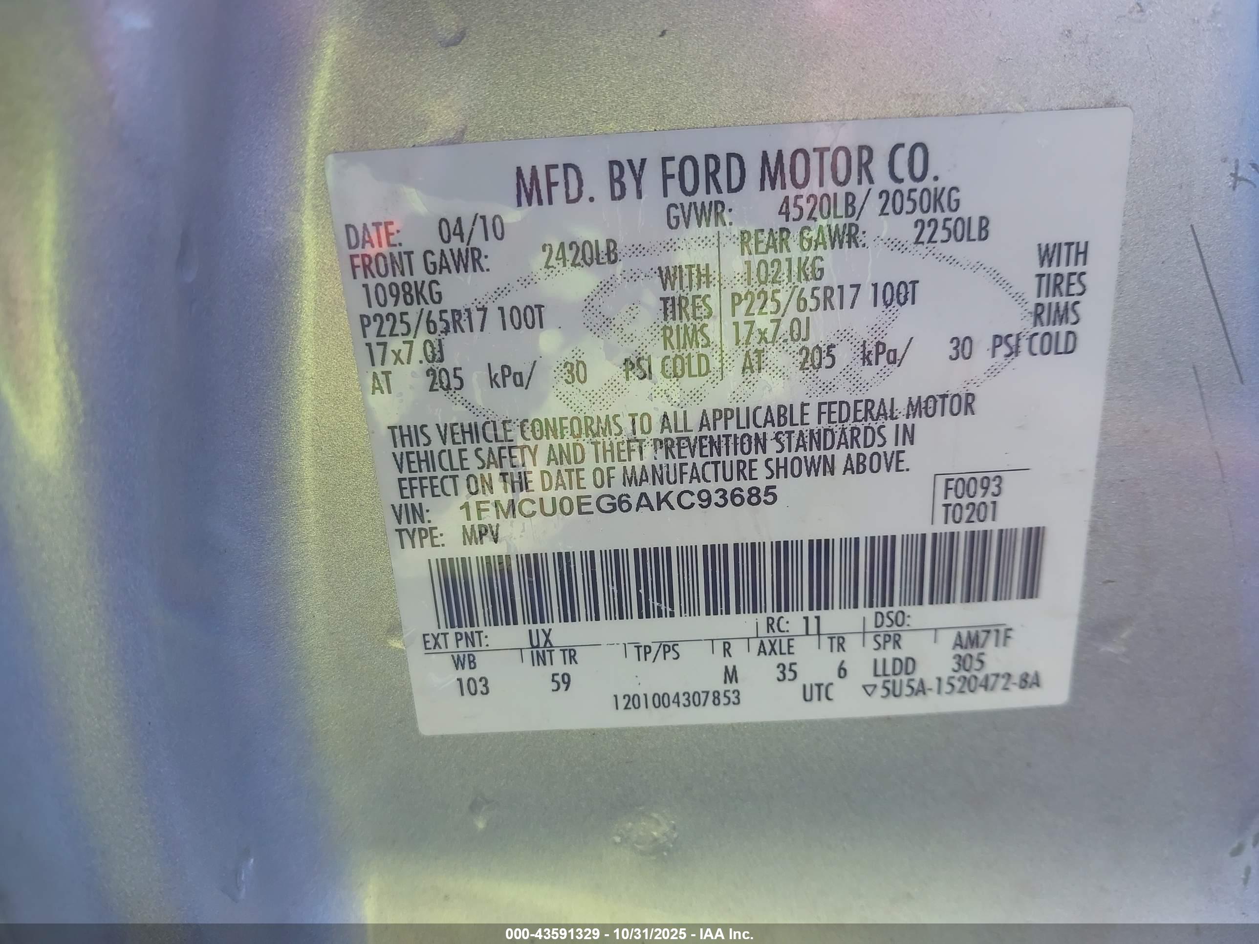 FORD ESCAPE image 9