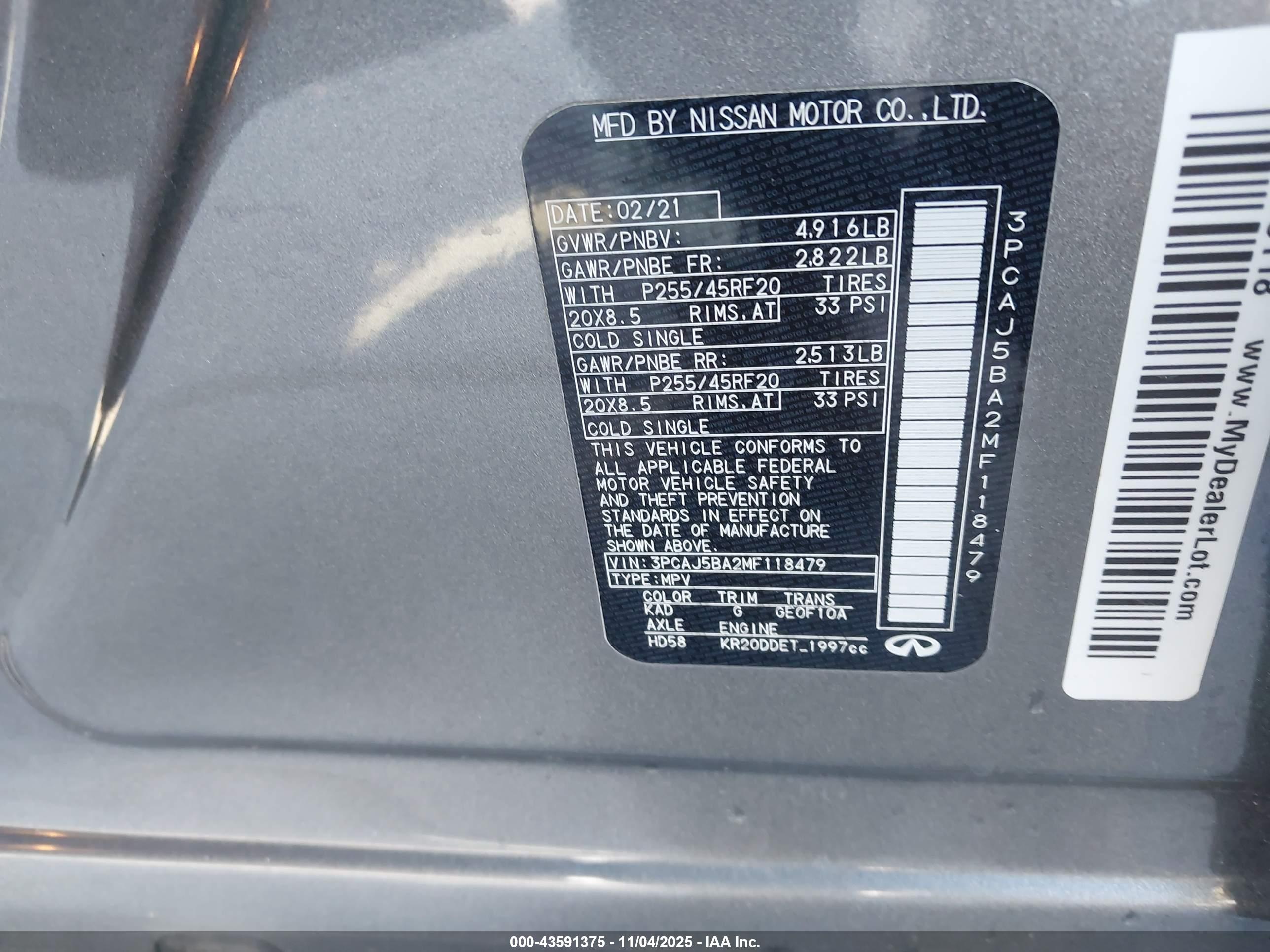 INFINITI QX50 image 9