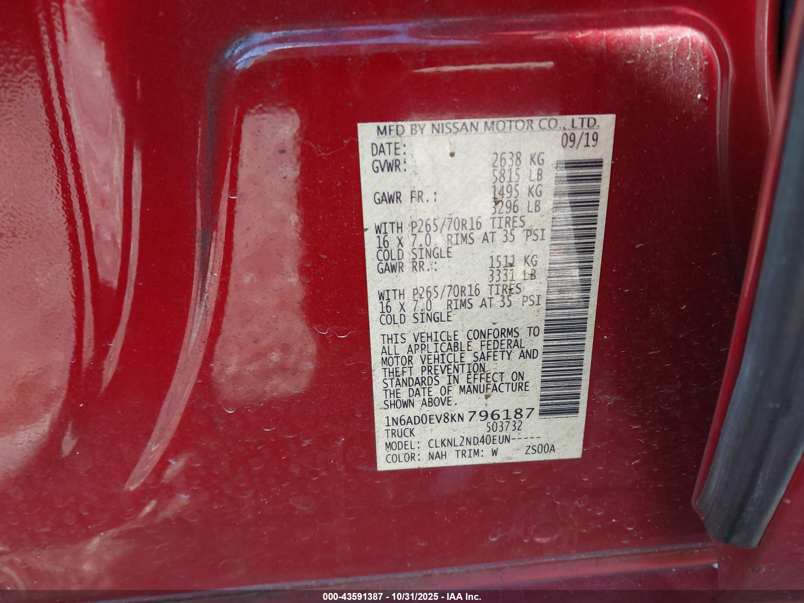 NISSAN FRONTIER image 9