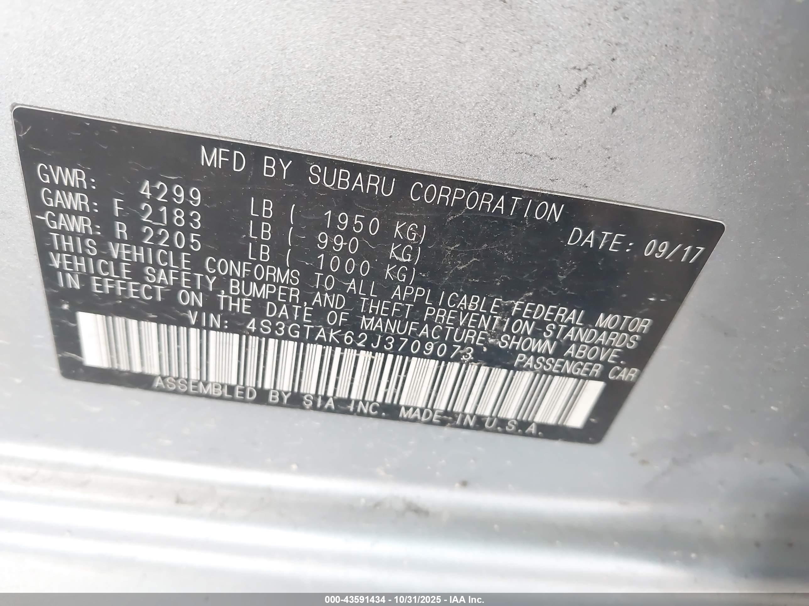 SUBARU IMPREZA image 9