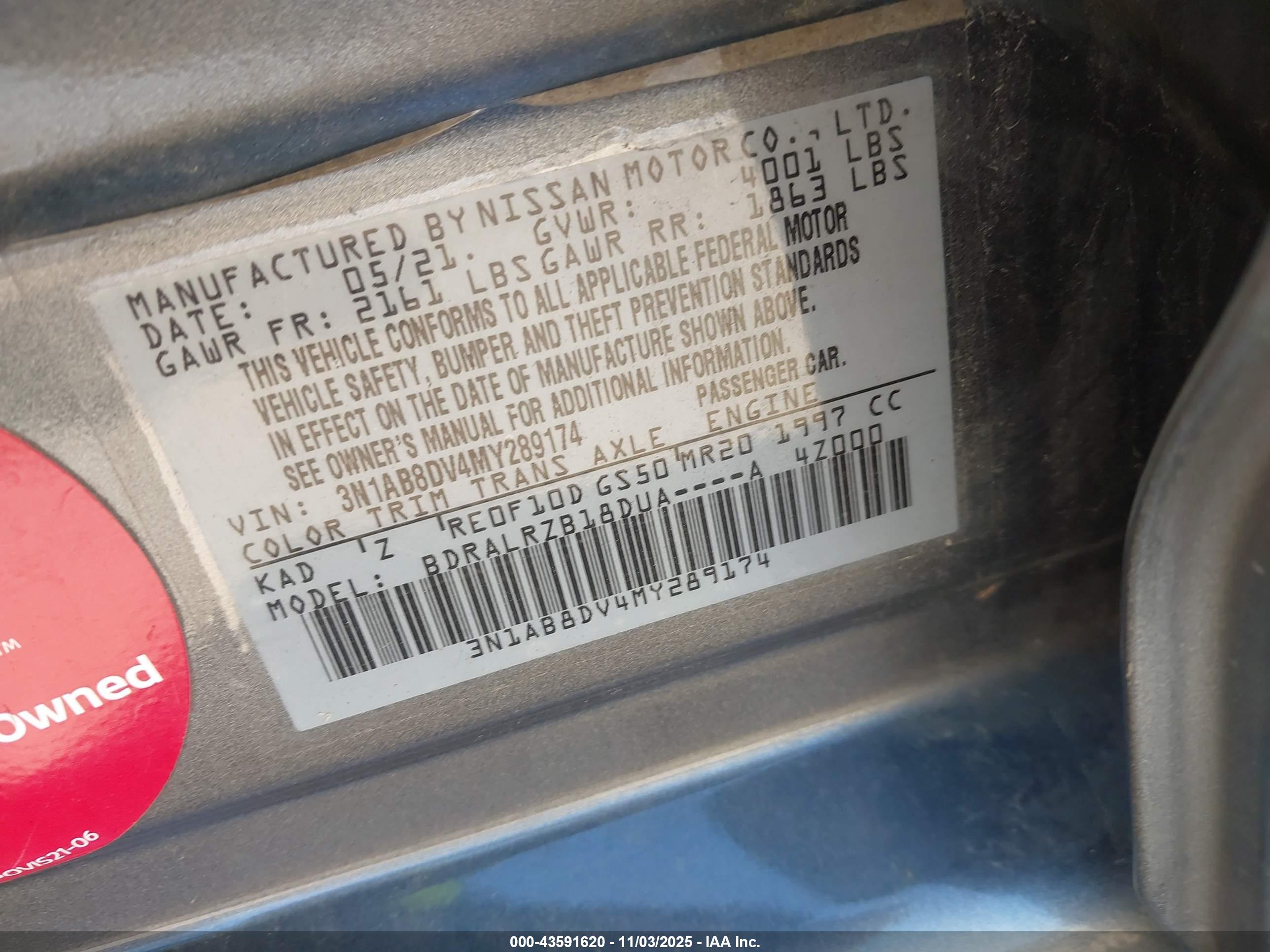 NISSAN SENTRA image 9