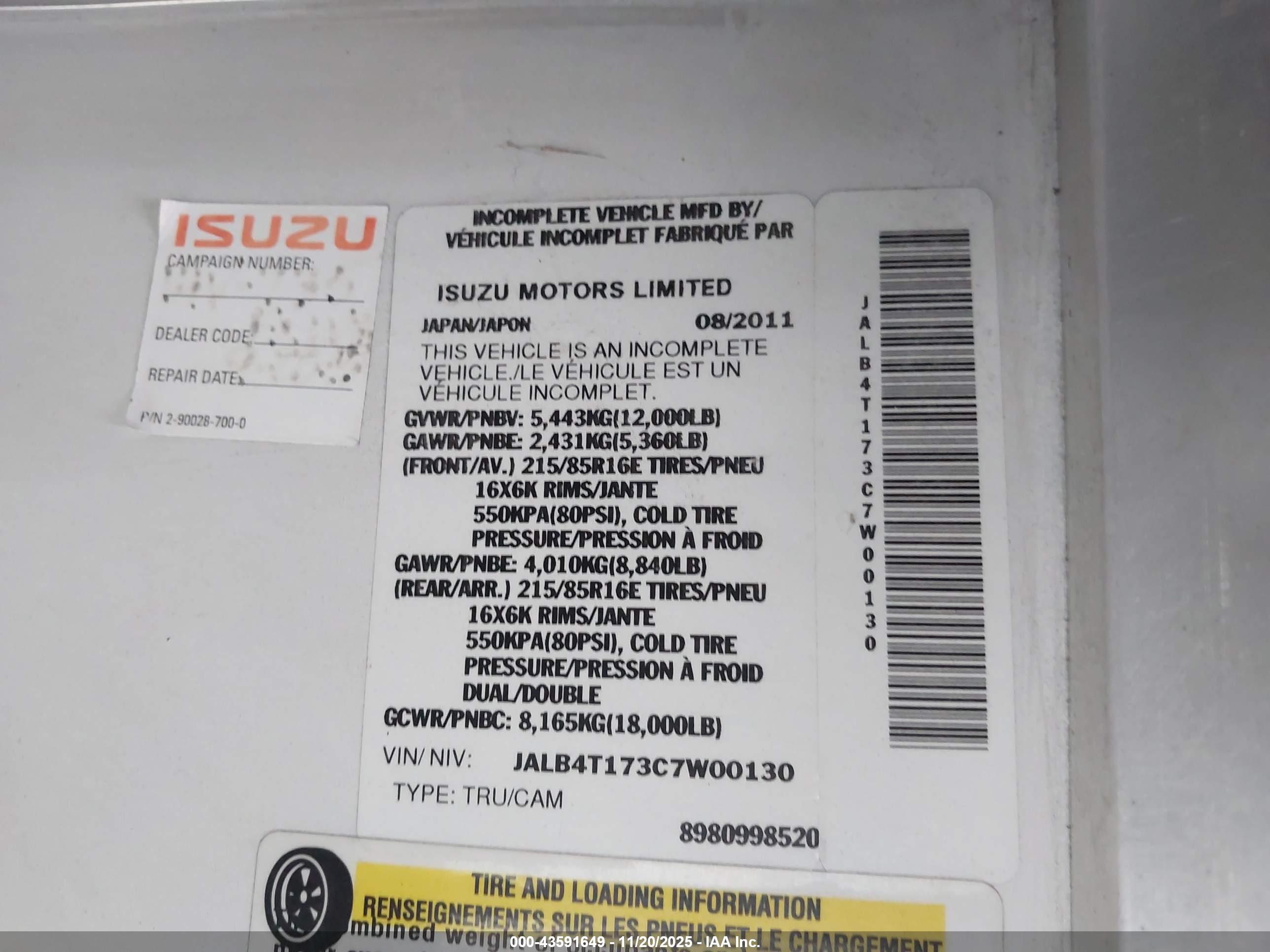 ISUZU COMMERCIAL image 9