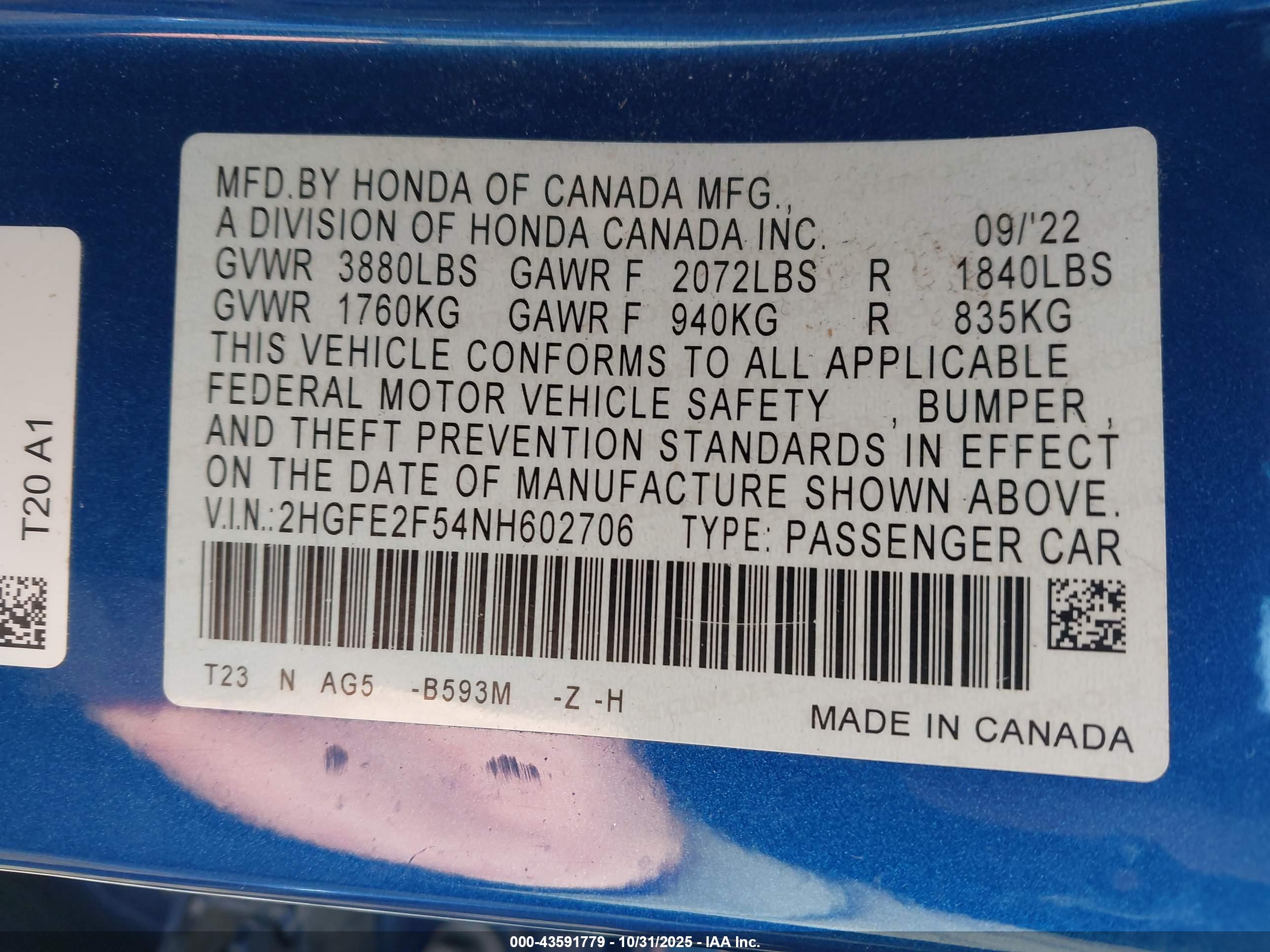 HONDA CIVIC image 9