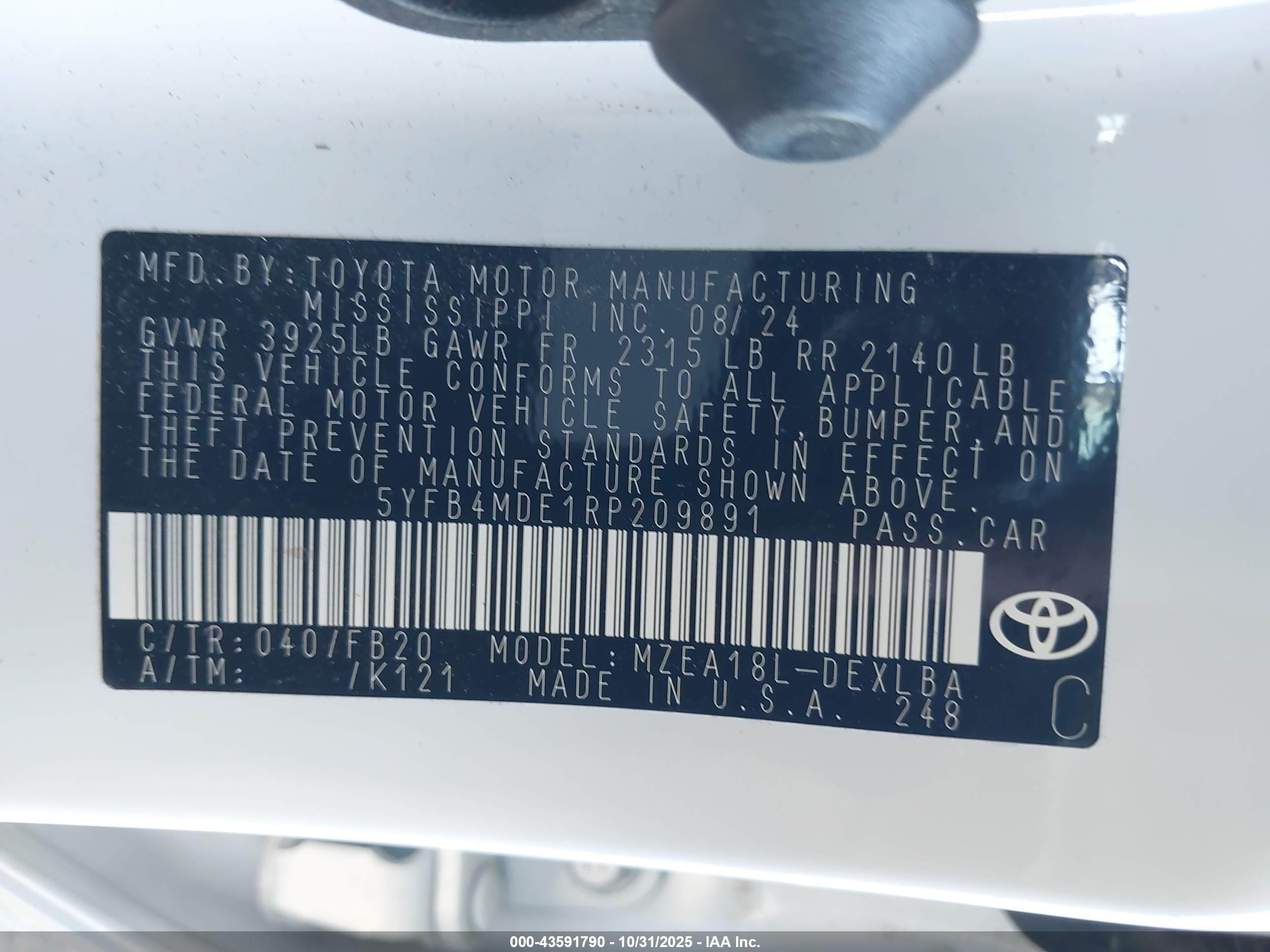TOYOTA COROLLA image 9