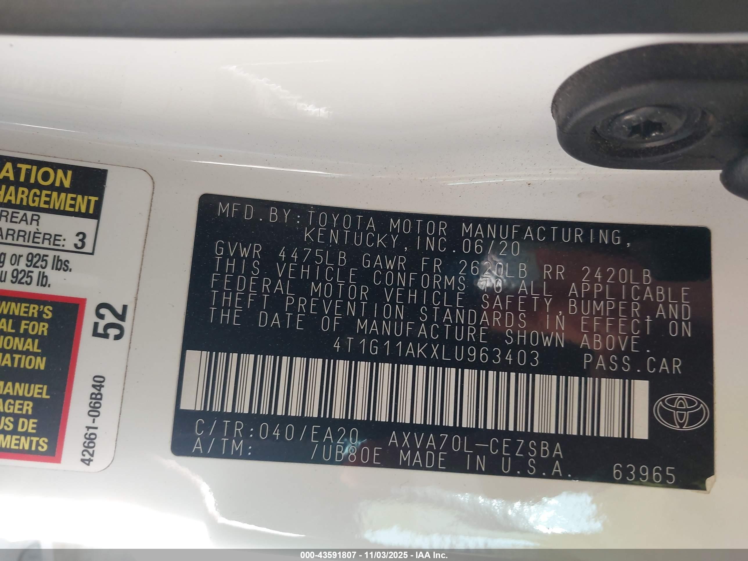 TOYOTA CAMRY image 9