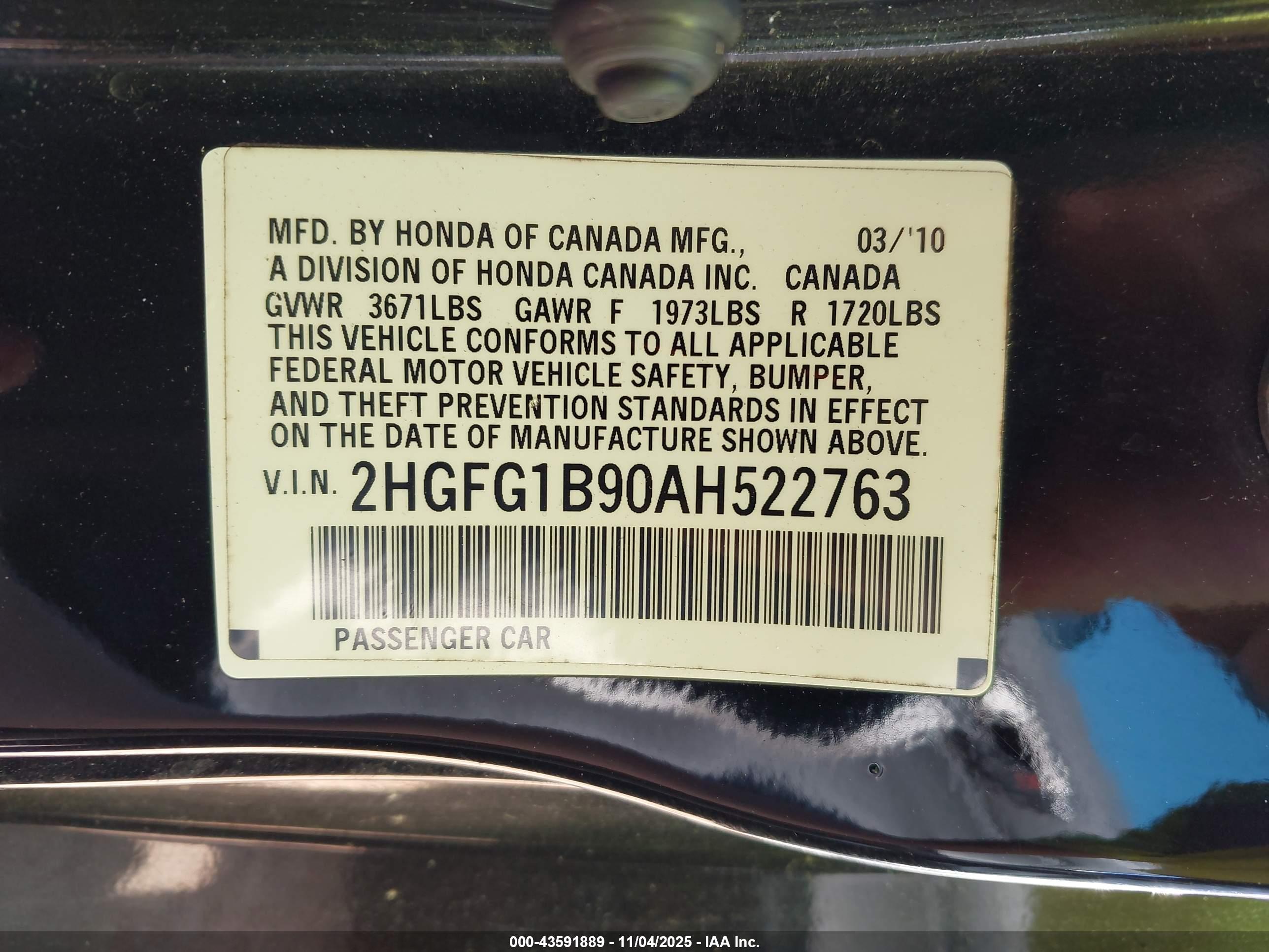 HONDA CIVIC image 9