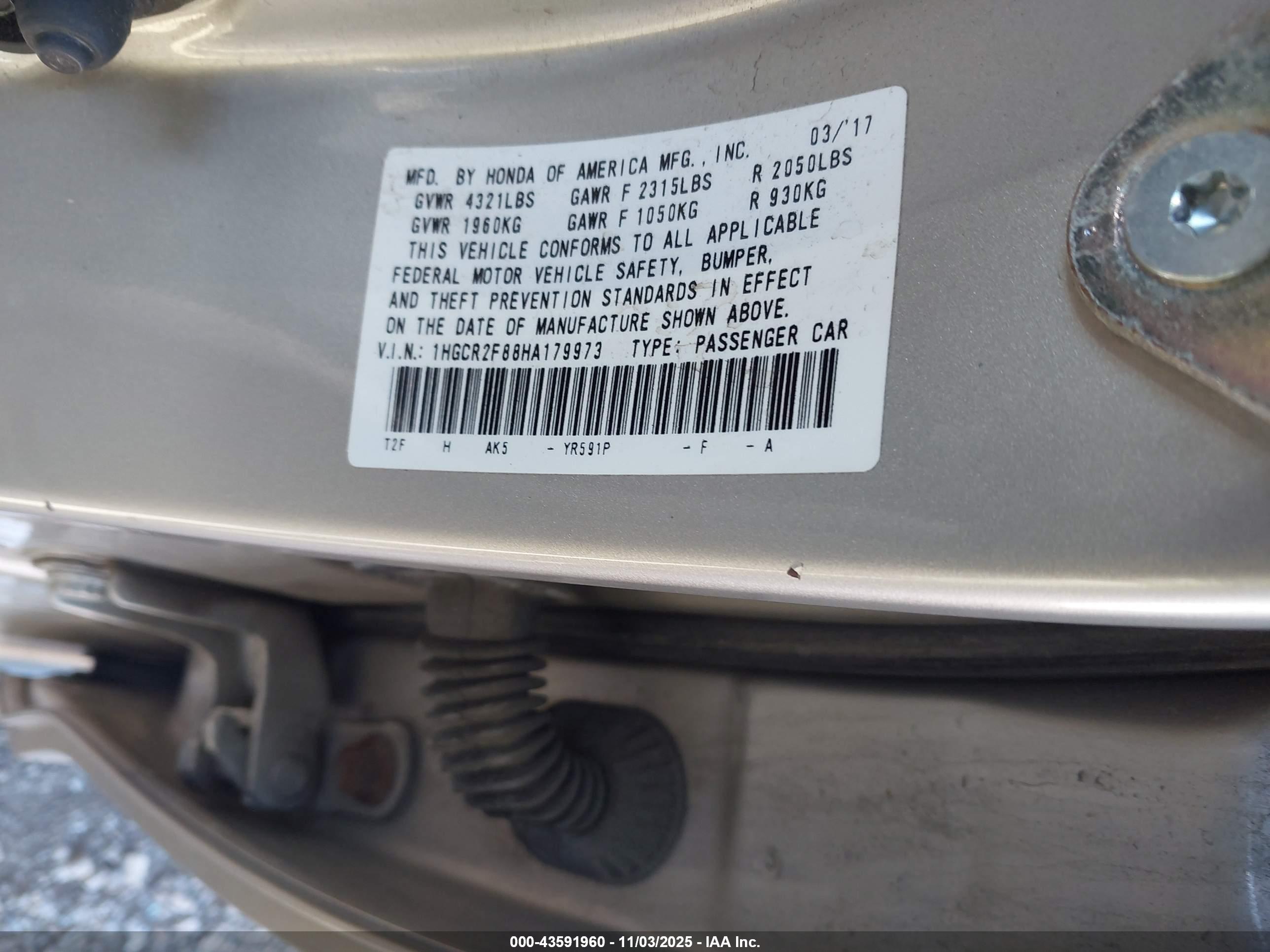 HONDA ACCORD image 9