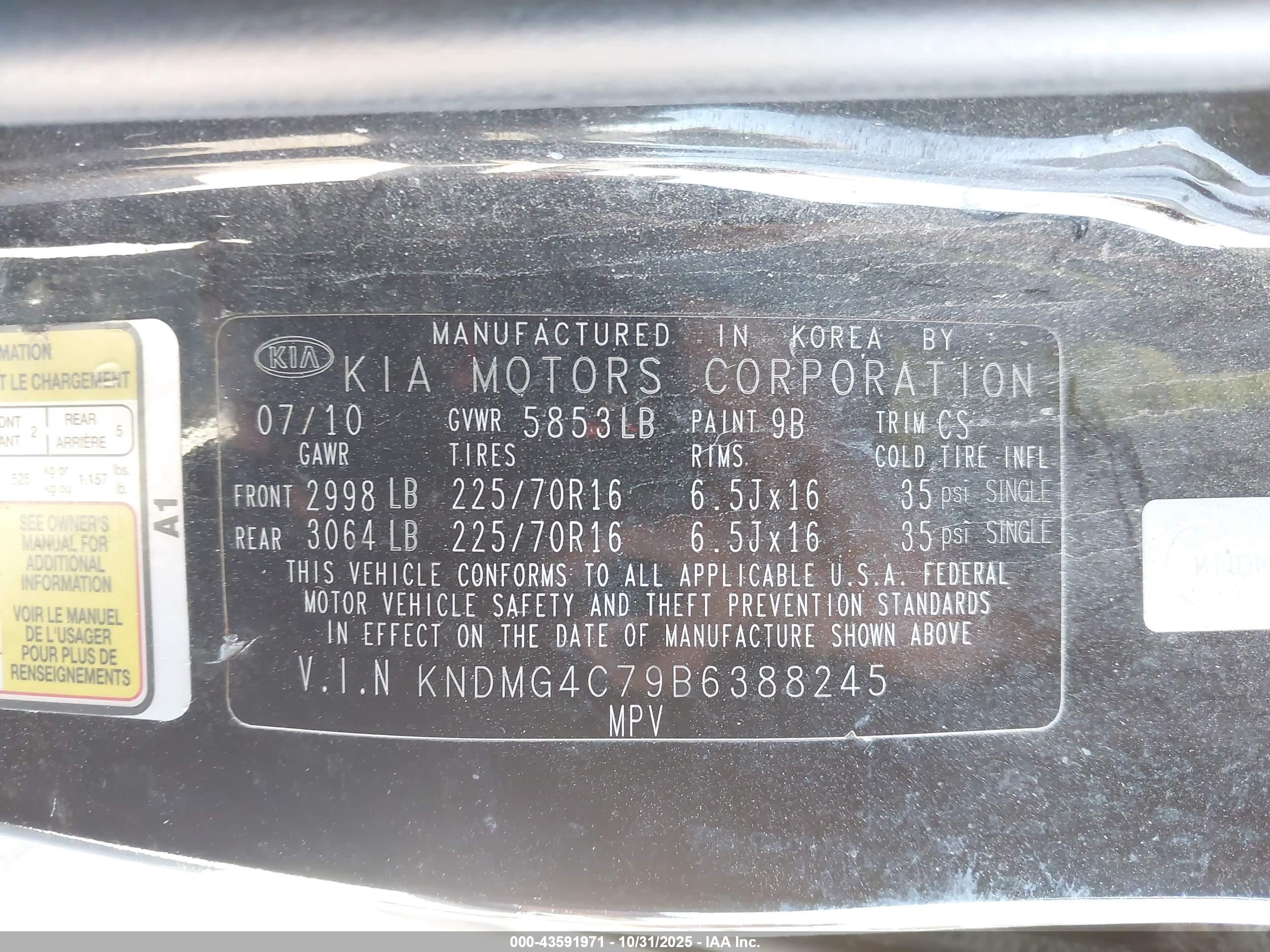KIA SEDONA image 9