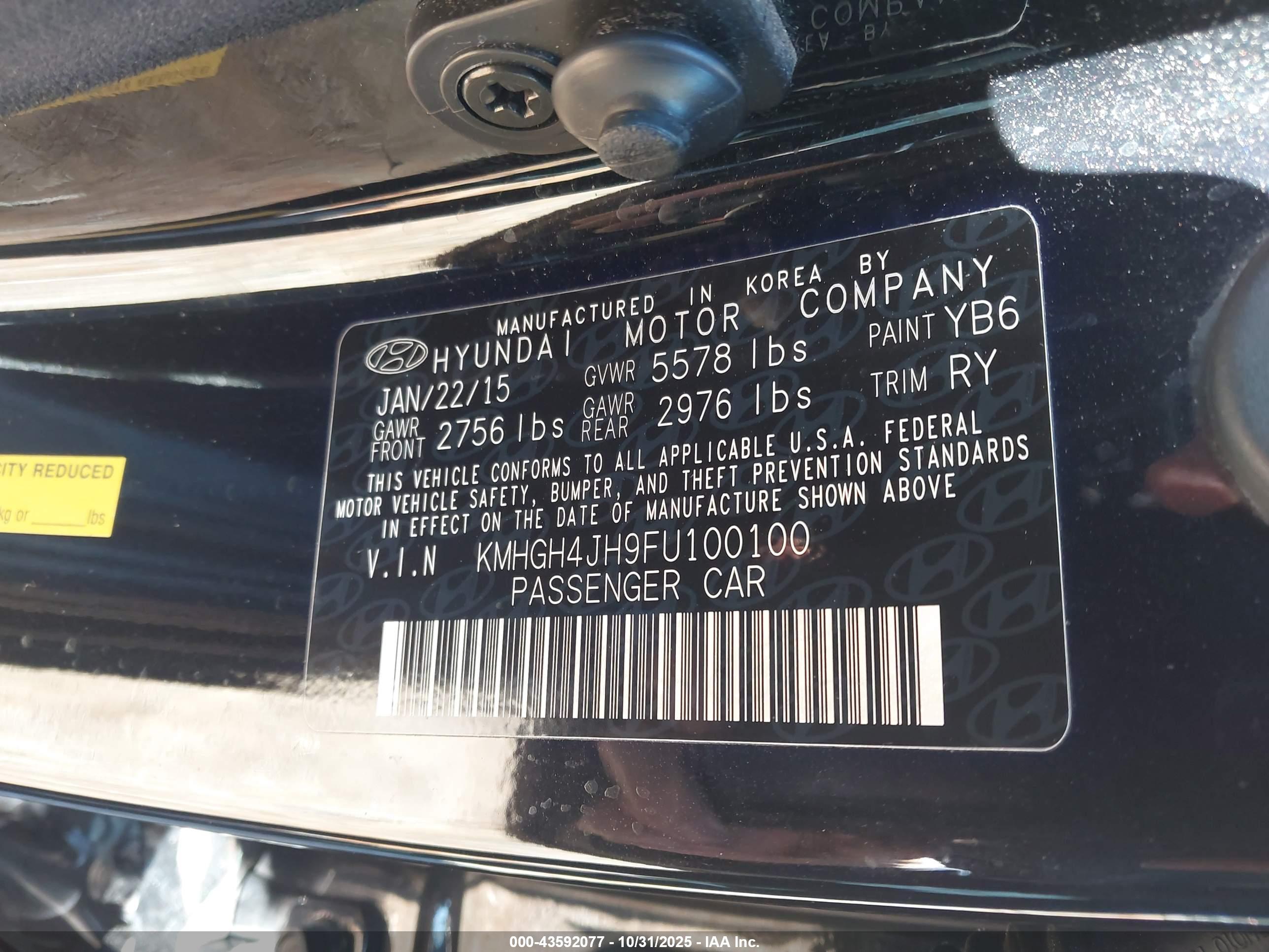 HYUNDAI EQUUS image 9