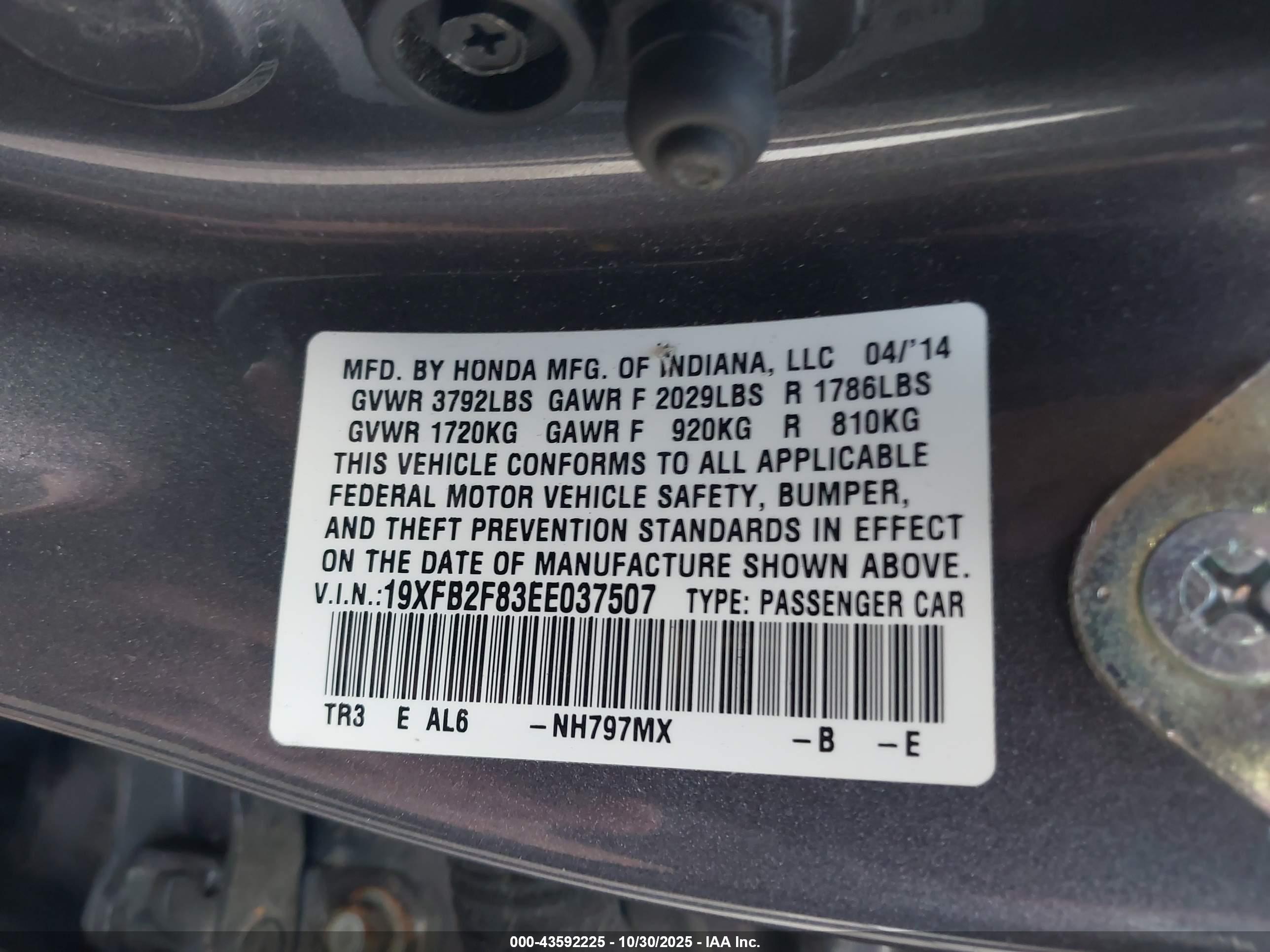 HONDA CIVIC image 9